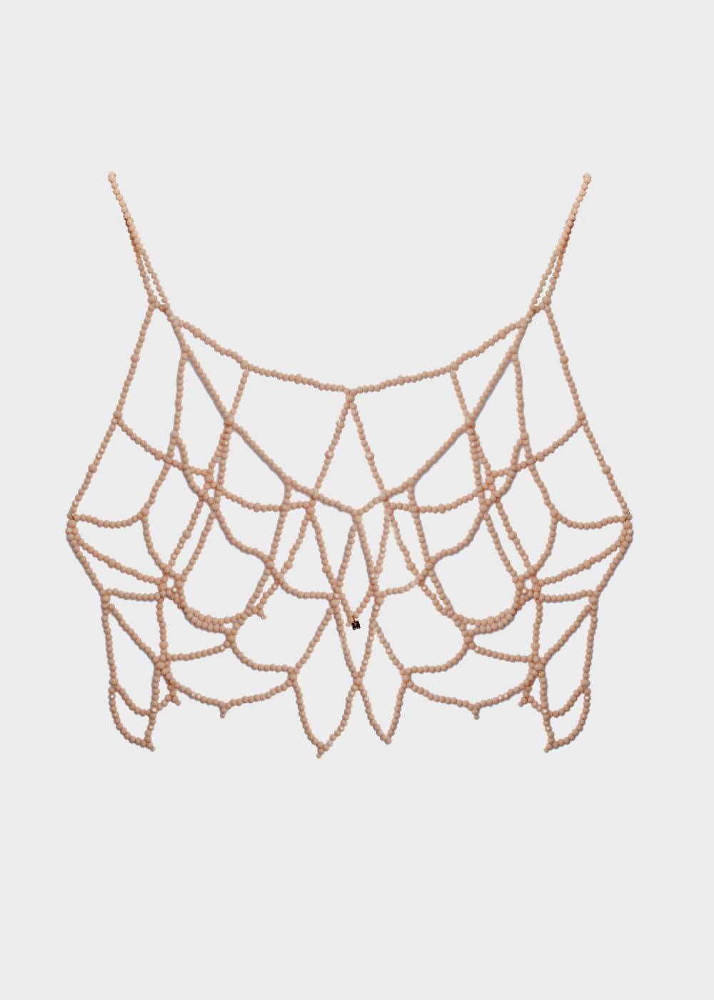 Nalí SISSI BODYCHAIN WITH PINK BEADS ACQUISTA ORA