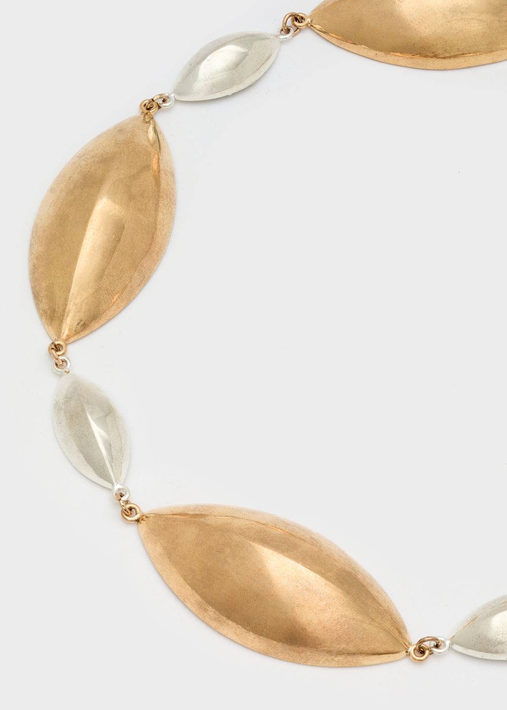 Nalí DUNE NECKLACE GOLD+SILVER Only for today