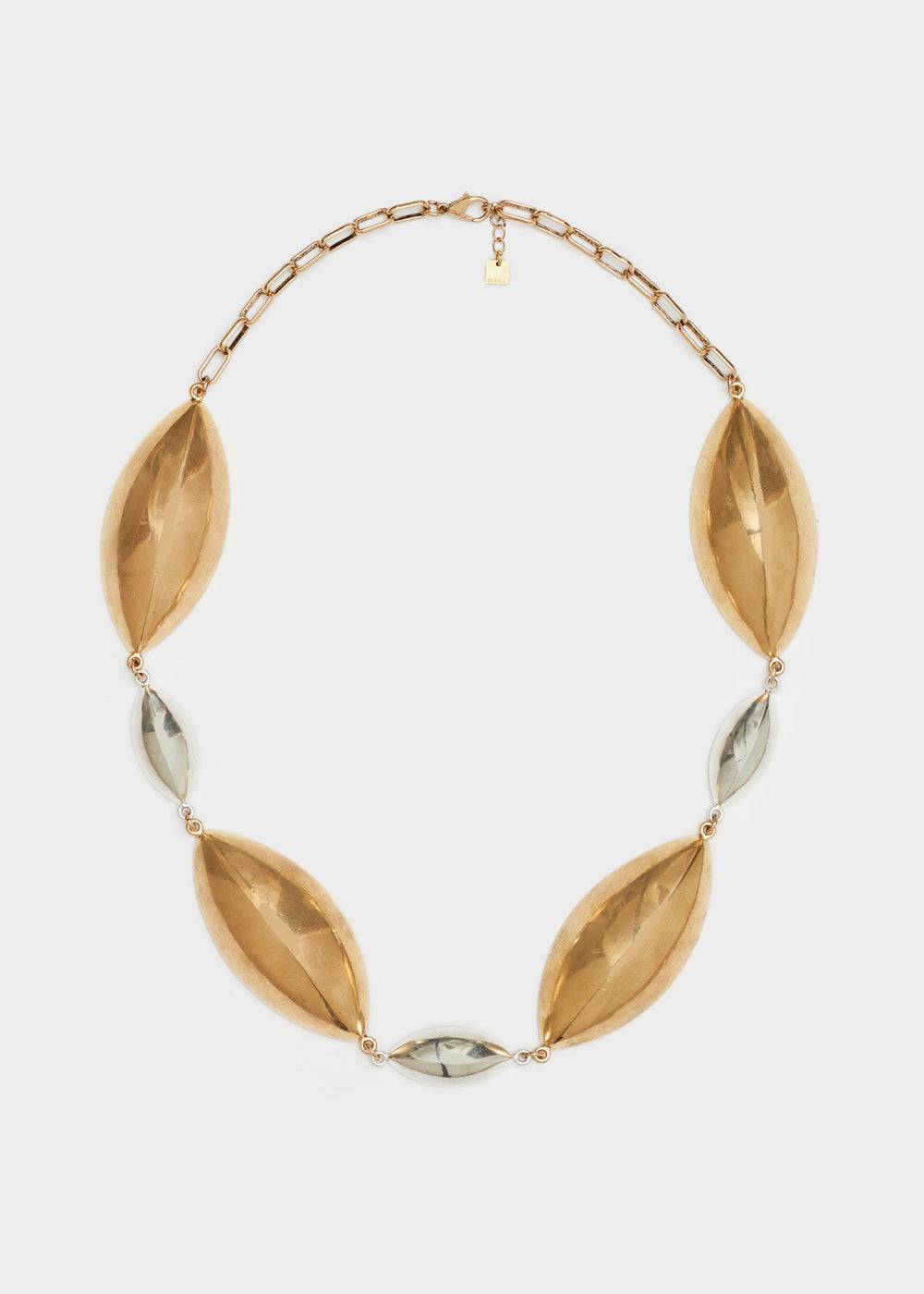 Nalí DUNE NECKLACE GOLD+SILVER Only for today