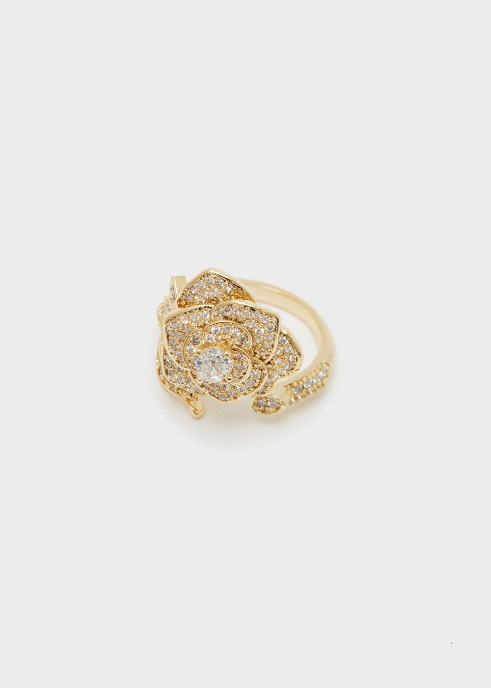 Nalí ROSE GOLD RING W/ STONES Enormi sconti