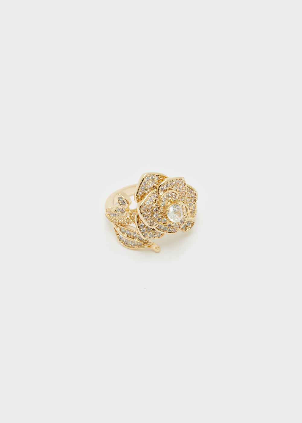Nalí ROSE GOLD RING W/ STONES Enormi sconti