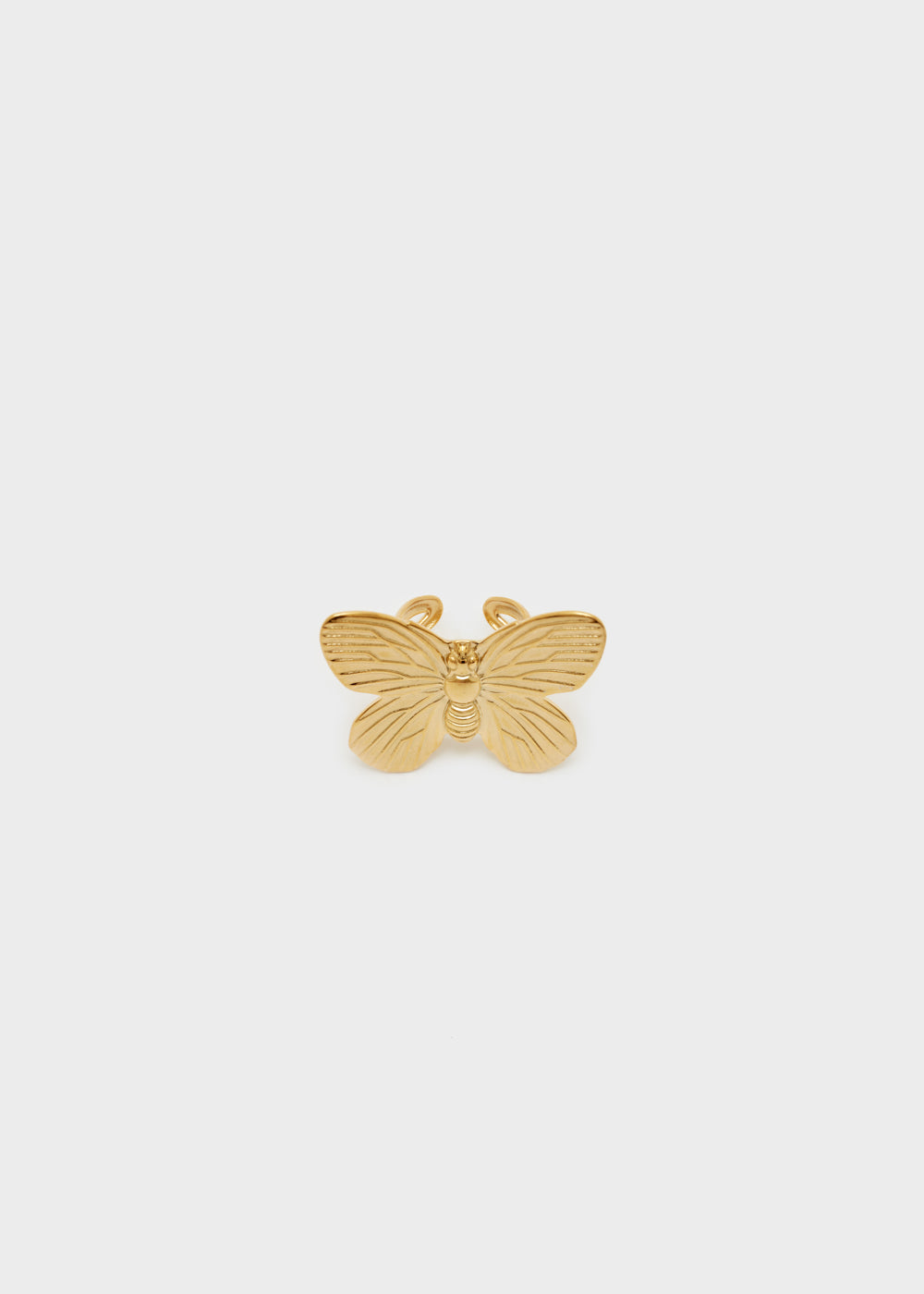 Nalí BUTTERFLY GOLD RING S.STEEL In vendita