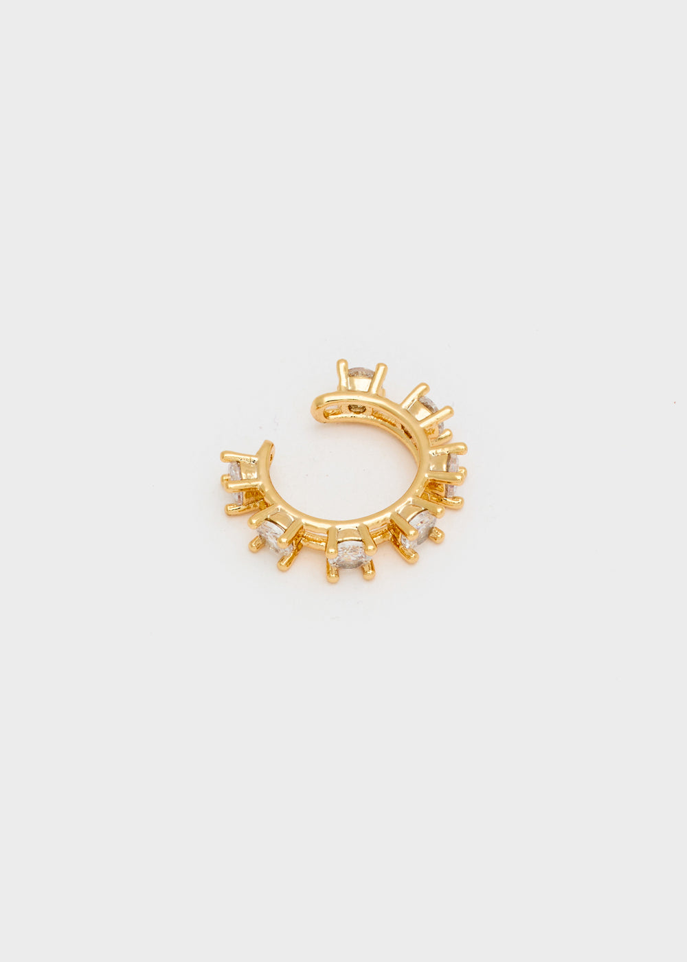Nalí GOLD EARCUFF WITH CLEAR ZIRCONS Italia