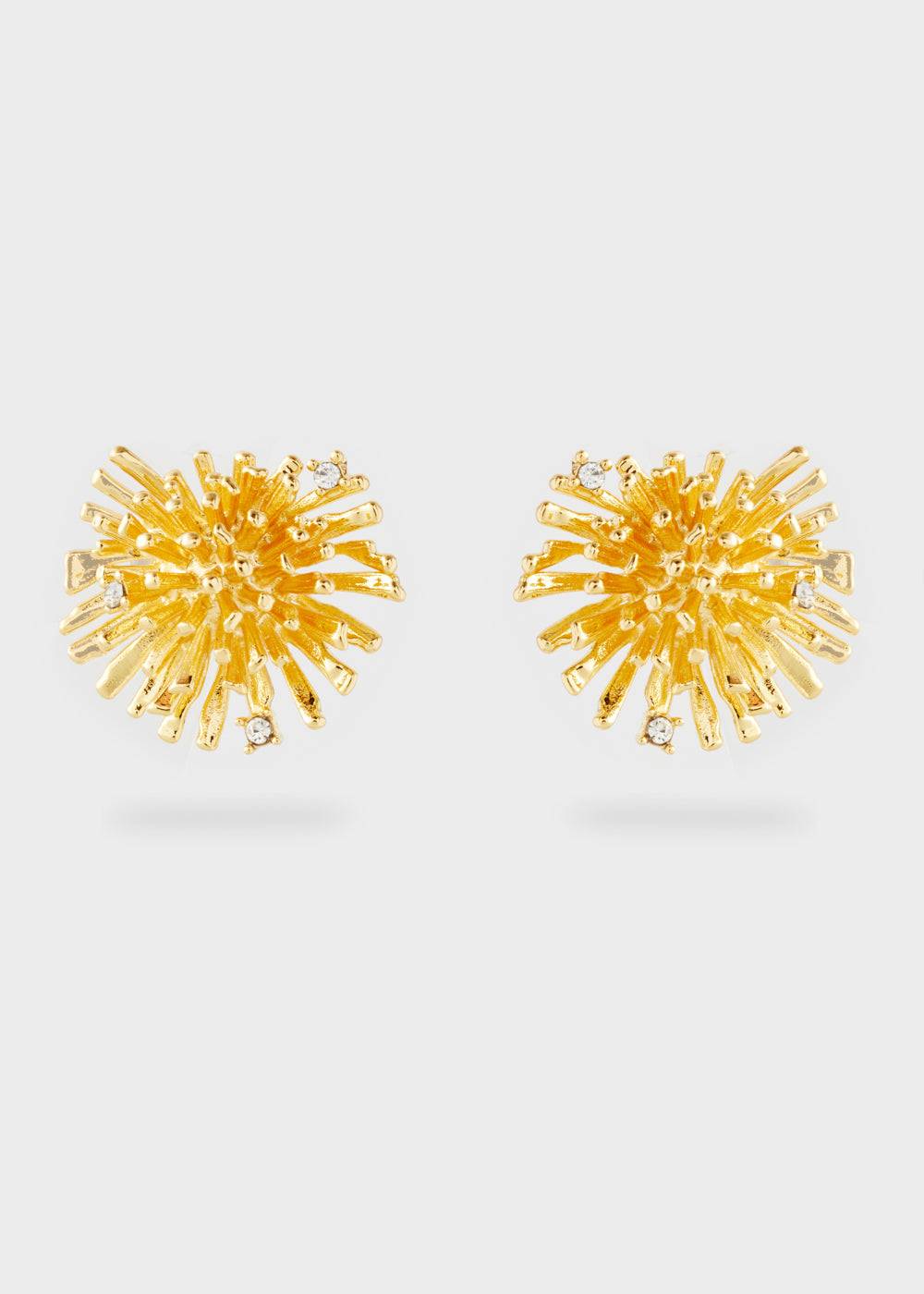 Nalí GINA LOBE EARRINGS IN GOLD WITH STONES Acquista Ora