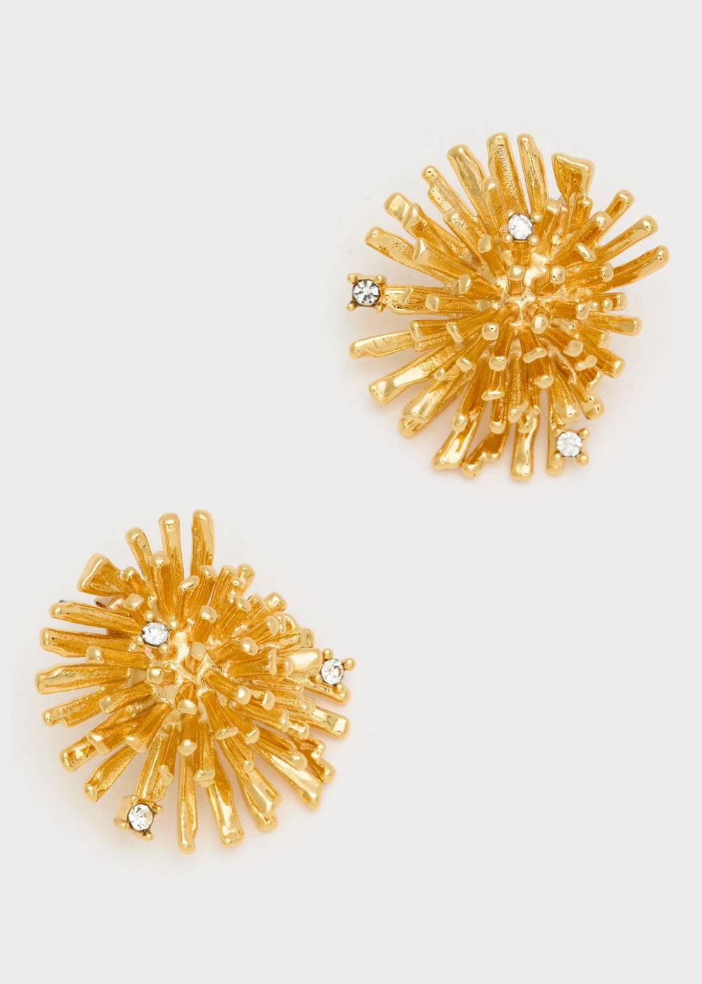 Nalí GINA LOBE EARRINGS IN GOLD WITH STONES Acquista Ora