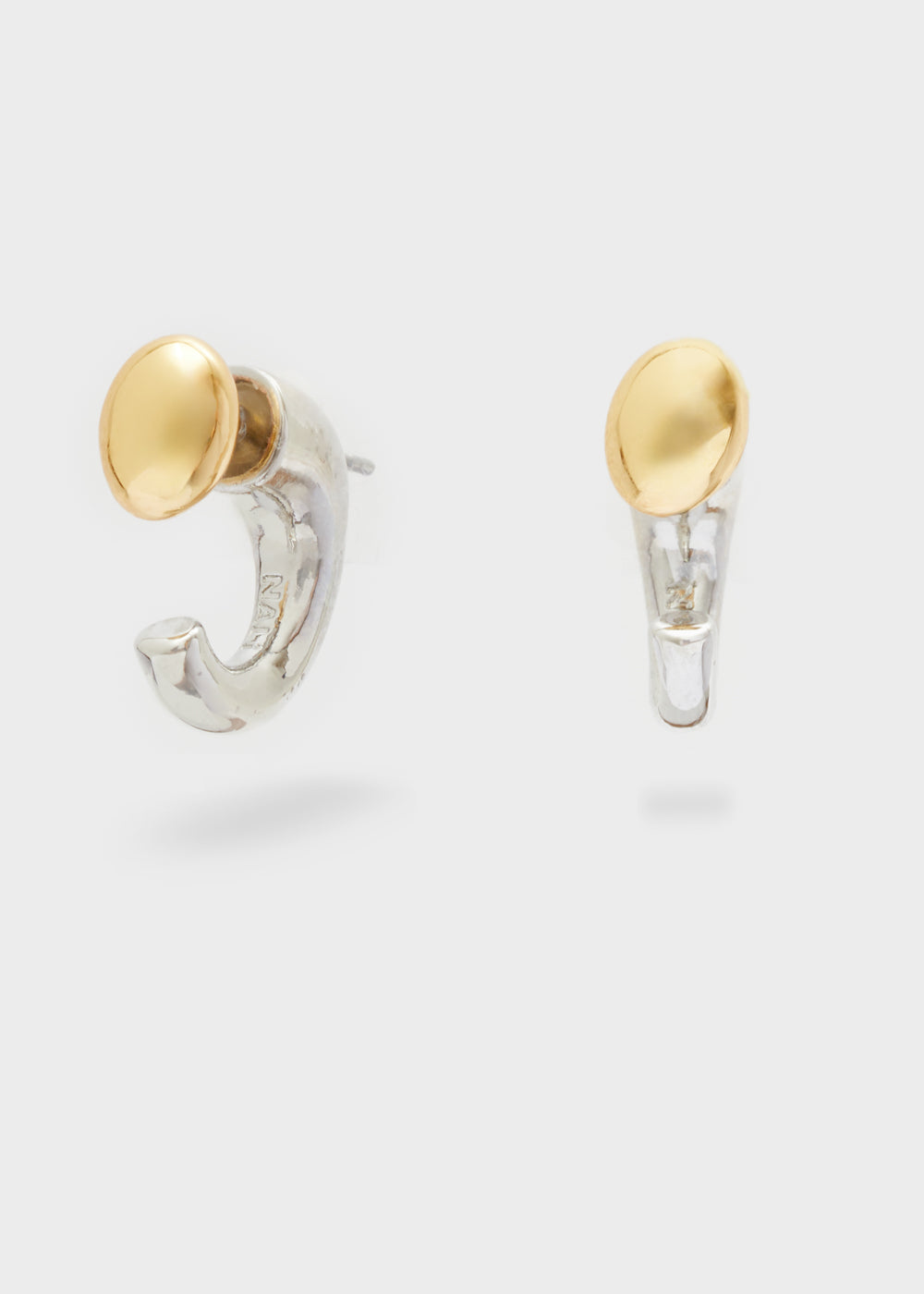 Nalí 2 PIECES LOBE EARRINGS GOLD/SILVER Novità