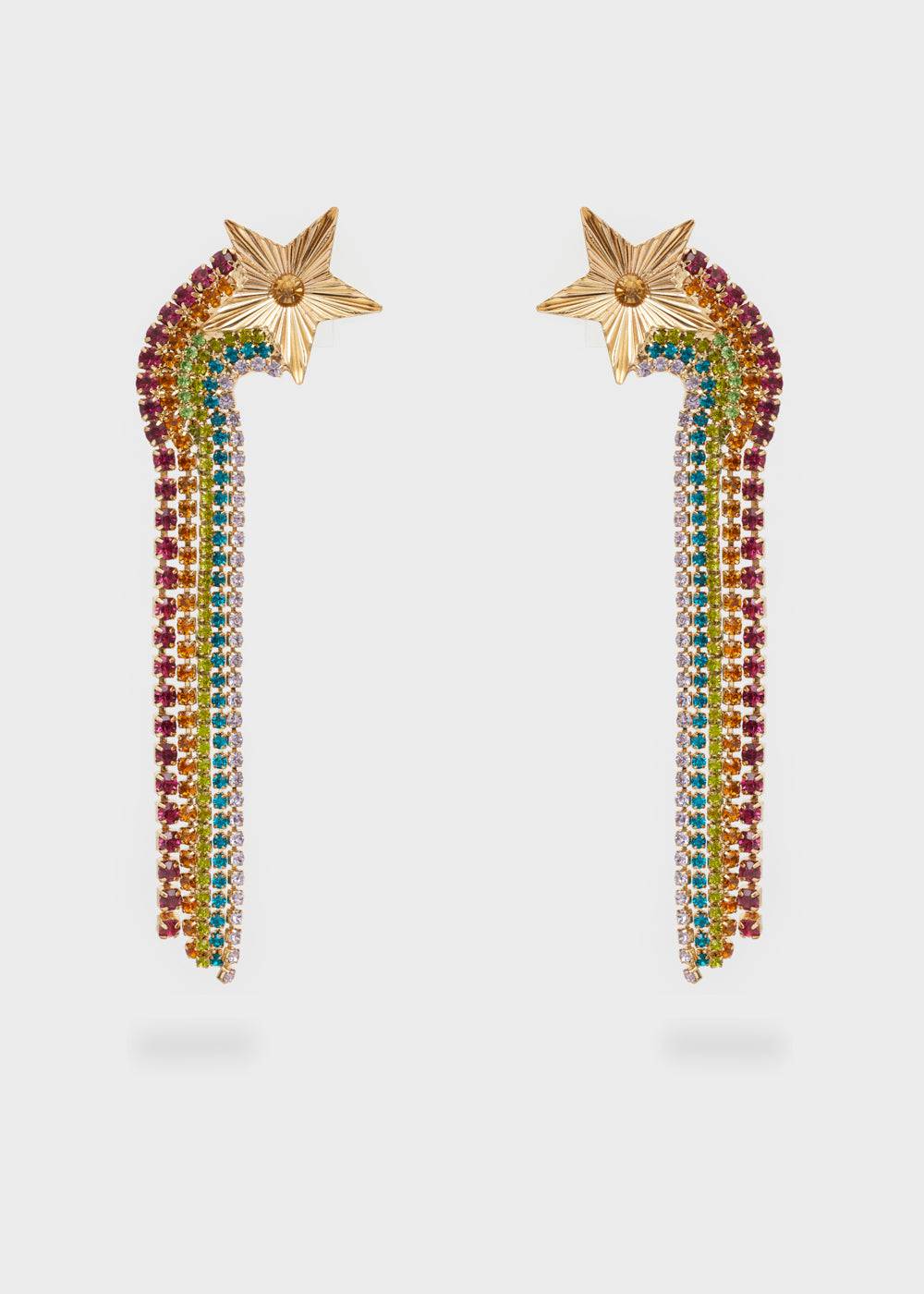 Nalí CASCADE EARRINGS W/ MULTICOLOR STAR Outlet