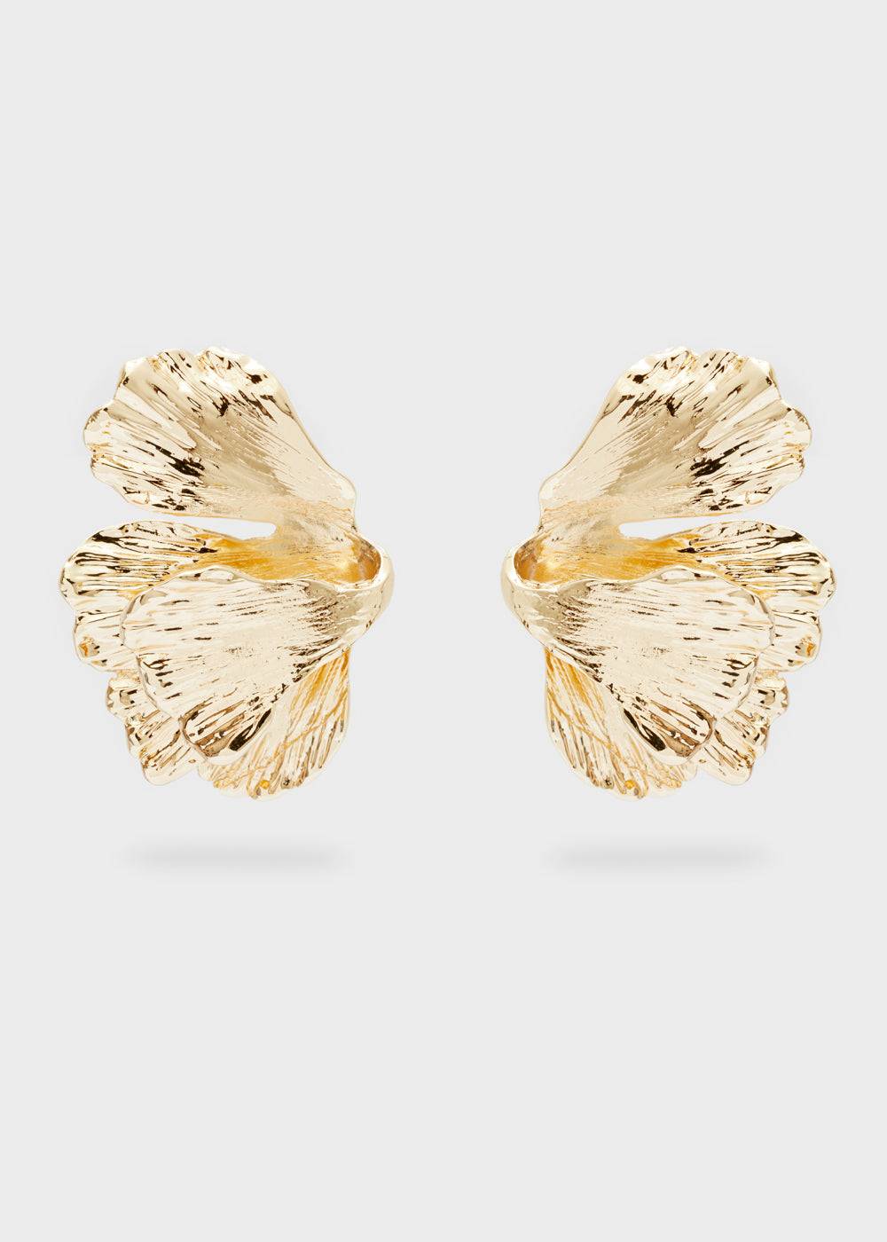 Nalí OVERSIZE LOBE EARRINGS IN GOLD Negozio