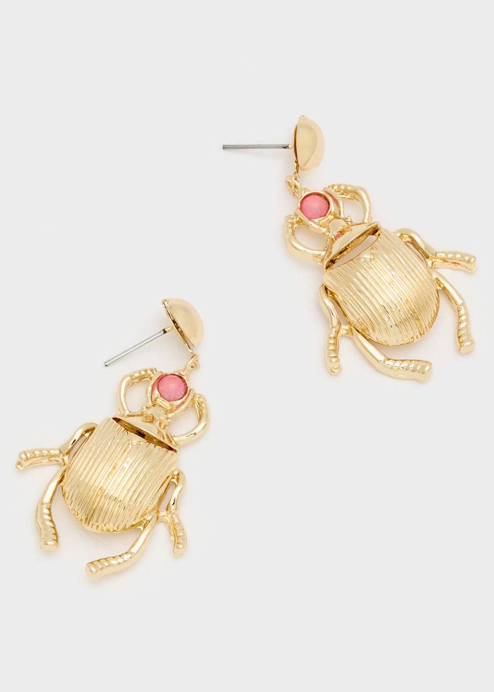 Nalí SCARAB GOLD EARRINGS In Saldo