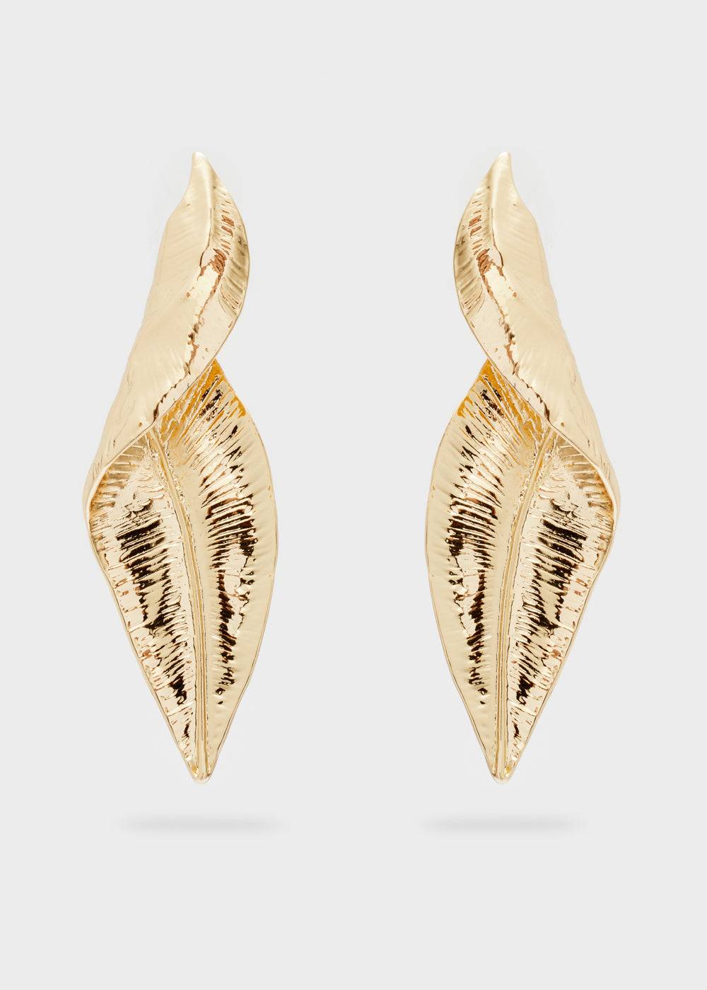 Nalí GOLD LEAF EARRINGS Spedizione gratuita