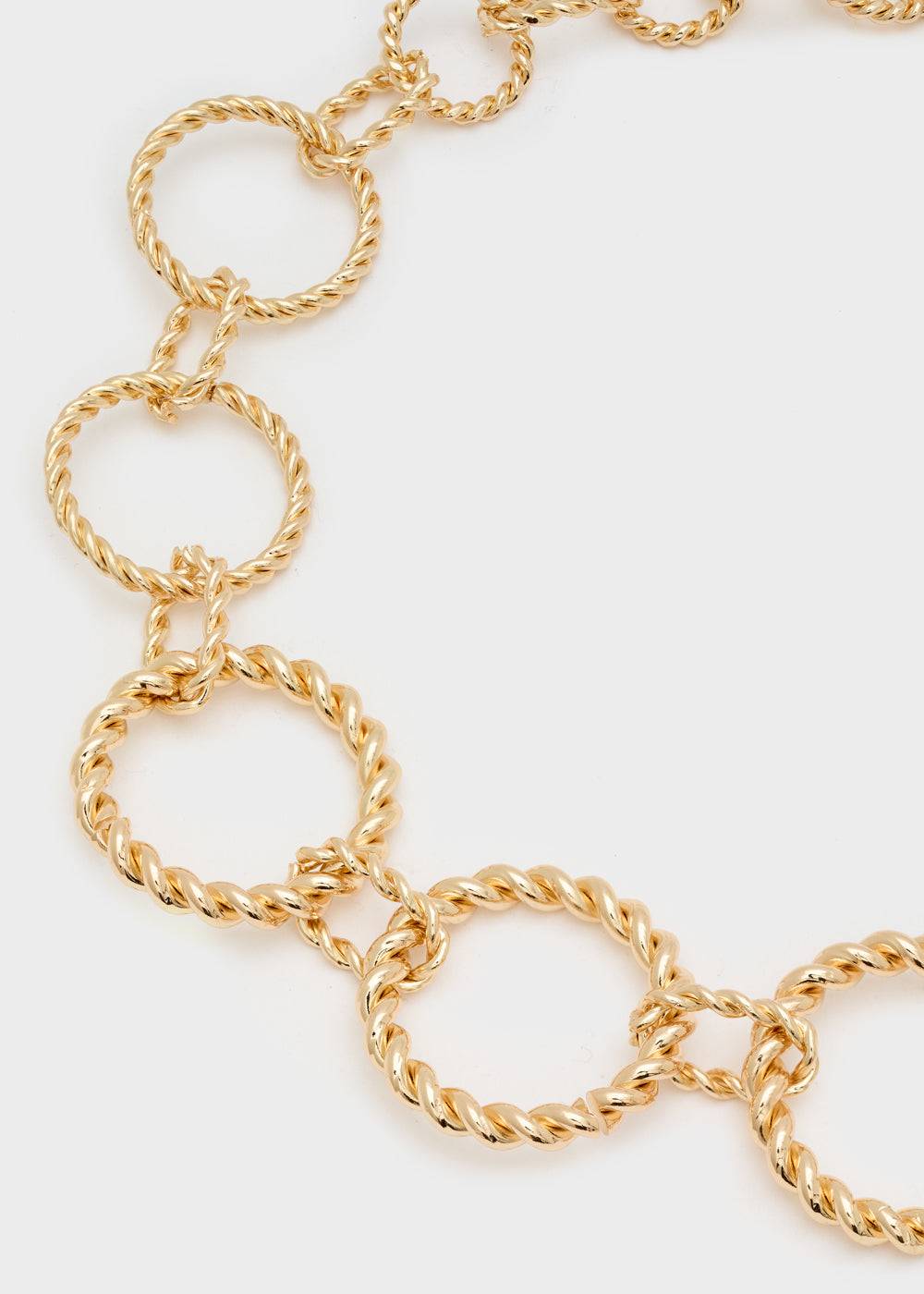 Nalí RINGED BIG NECKLACE IN GOLD Grande vendita