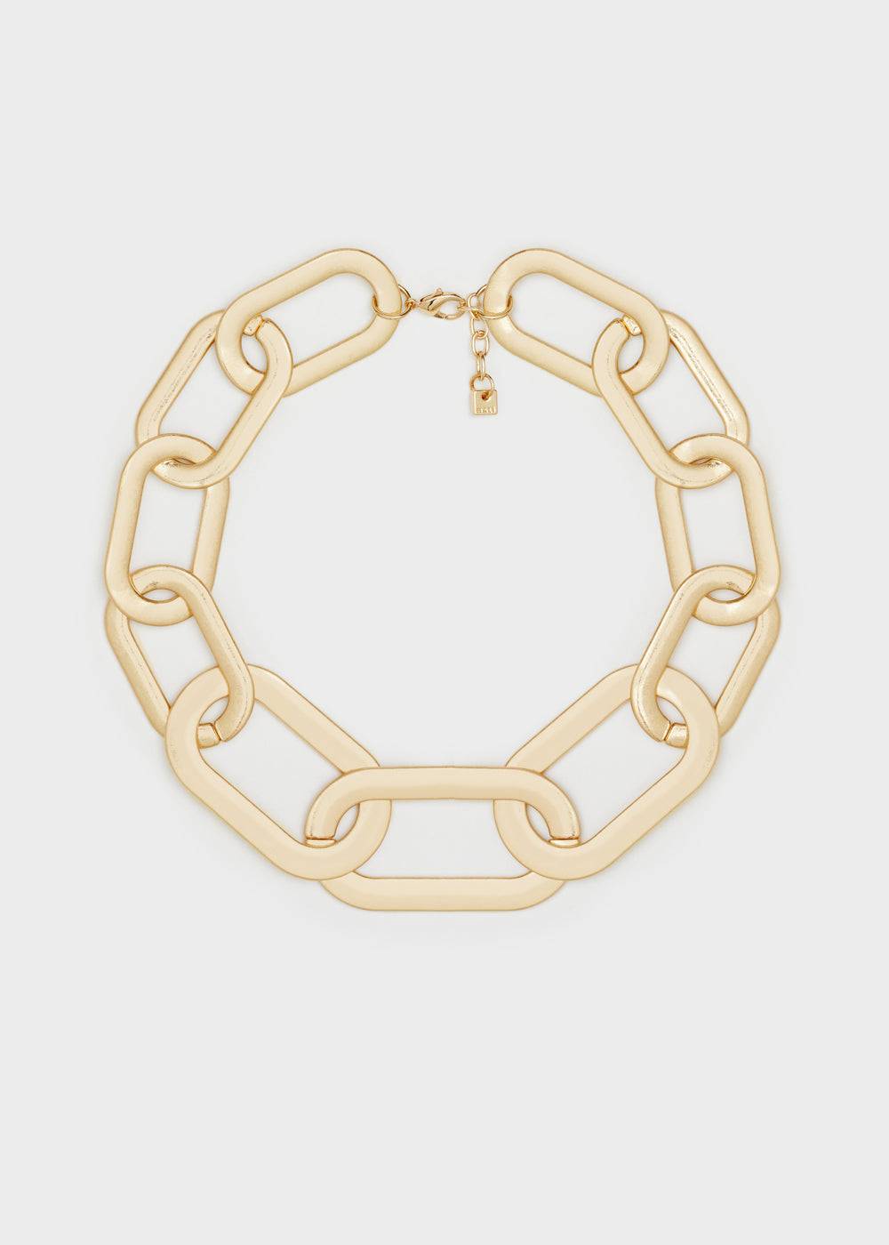 Nalí RINGED NECKLACE IN GOLD Vendite stagionali