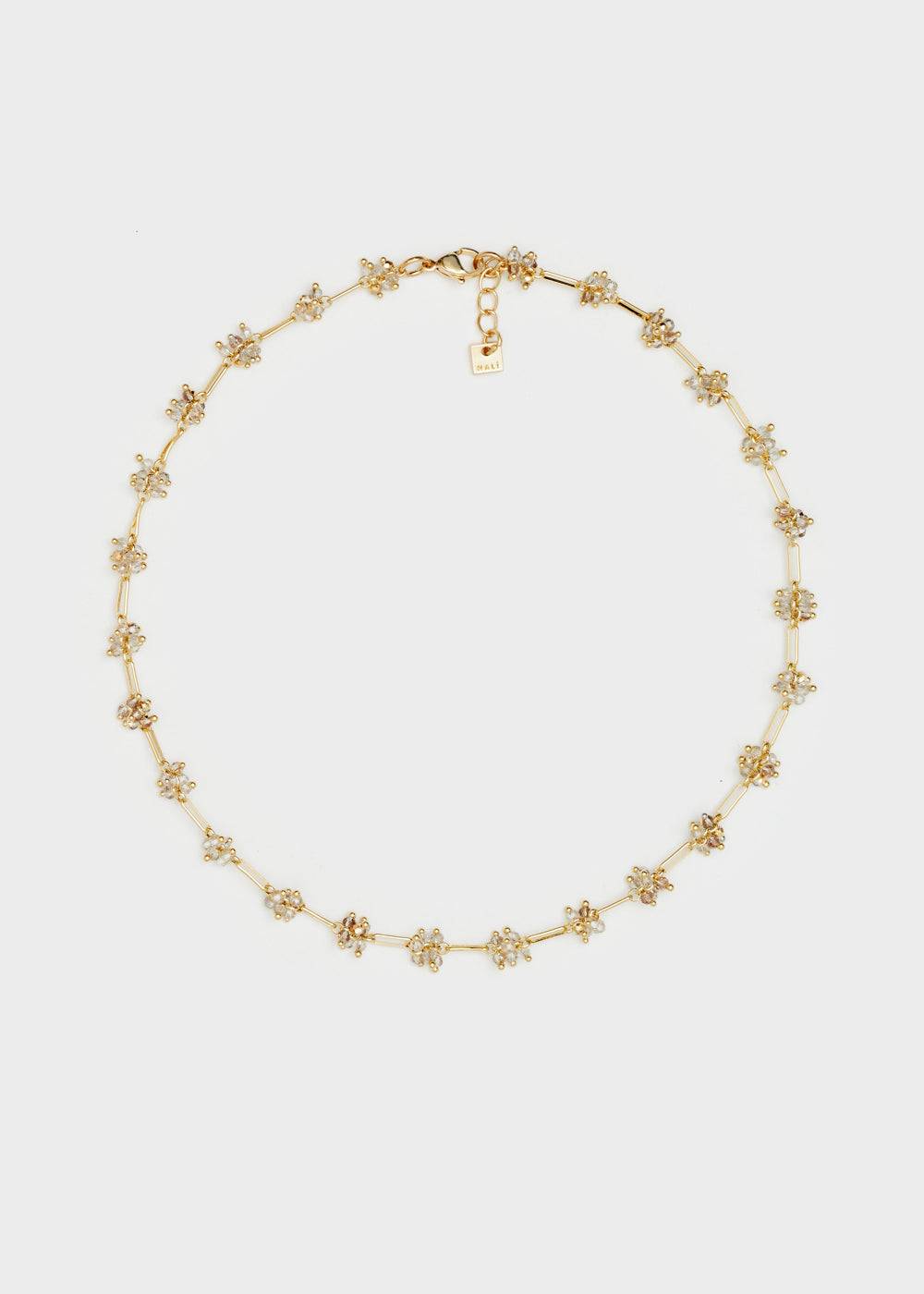 Nalí NECKLACE WITH CLEAR STONES Offerta natalizia