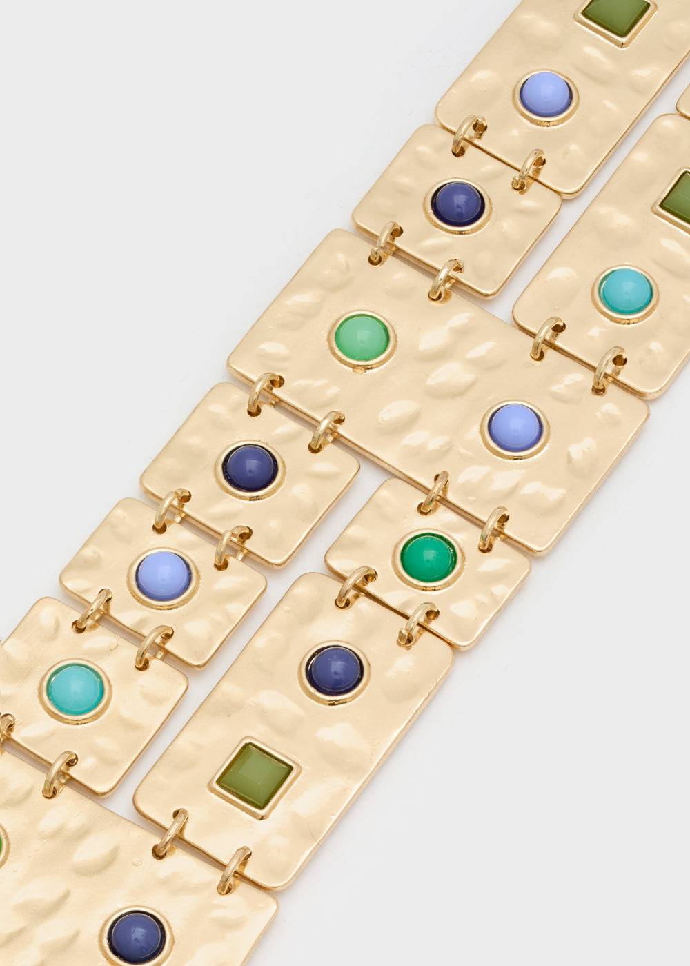Nalí NECKLACE WITH BLUE AND GREEN STONES Offerta migliore