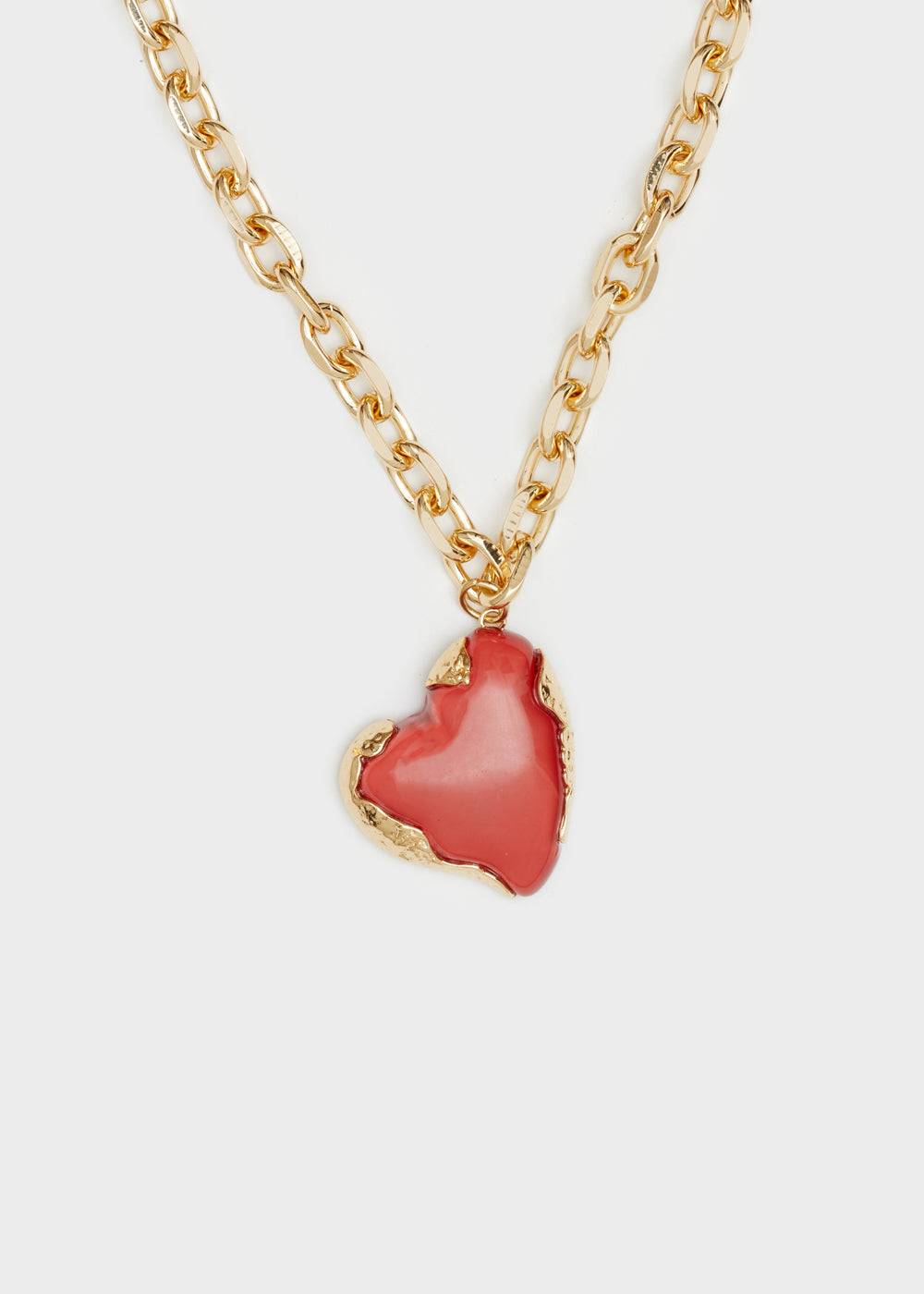 Nalí GLASS RED HEART NECKLACE Lightning offer