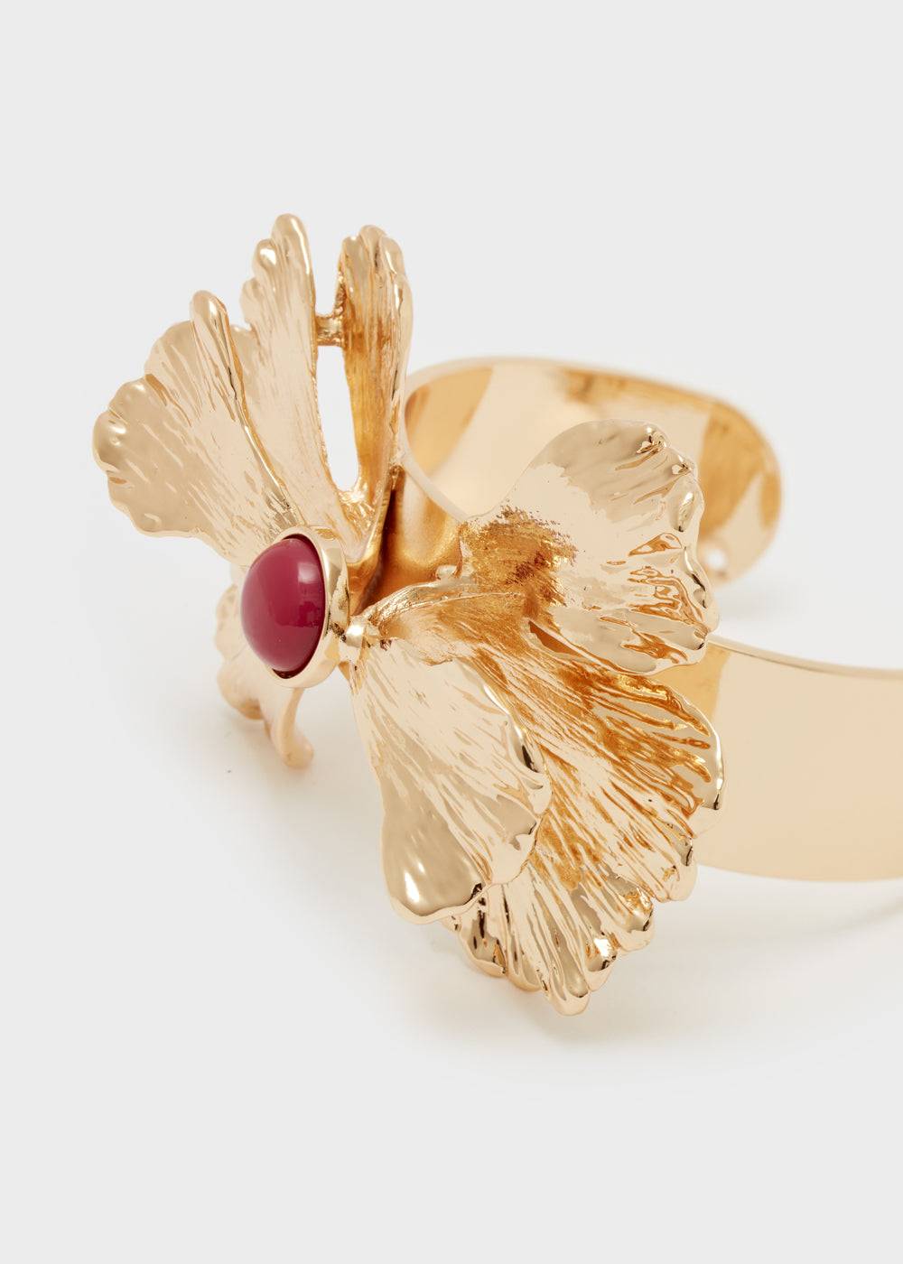 Nalí BANGLE BRACELET IN GOLD W/ PURPLE PEARL Comprane uno, ottenene uno gratis