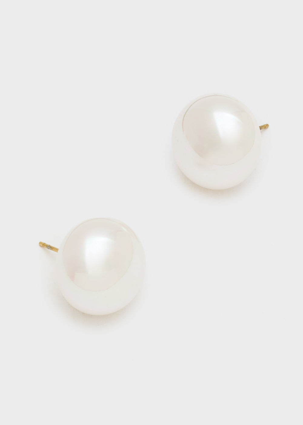 Nalí LOBE EARRINGS WHITE SPHERE Ultimi due giorni