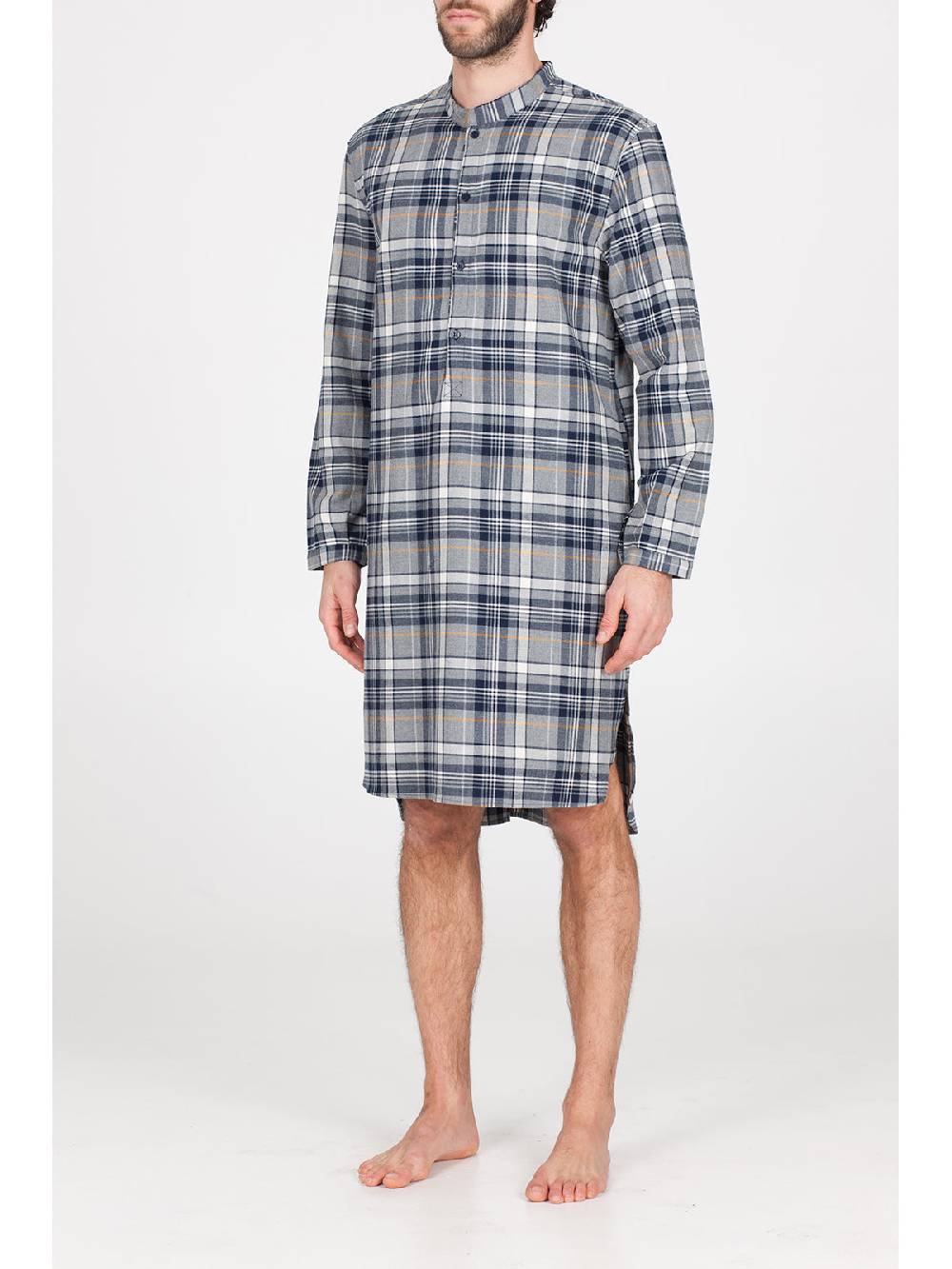 Julipet Camicia da notte in calda flanella di puro cotone Vendita