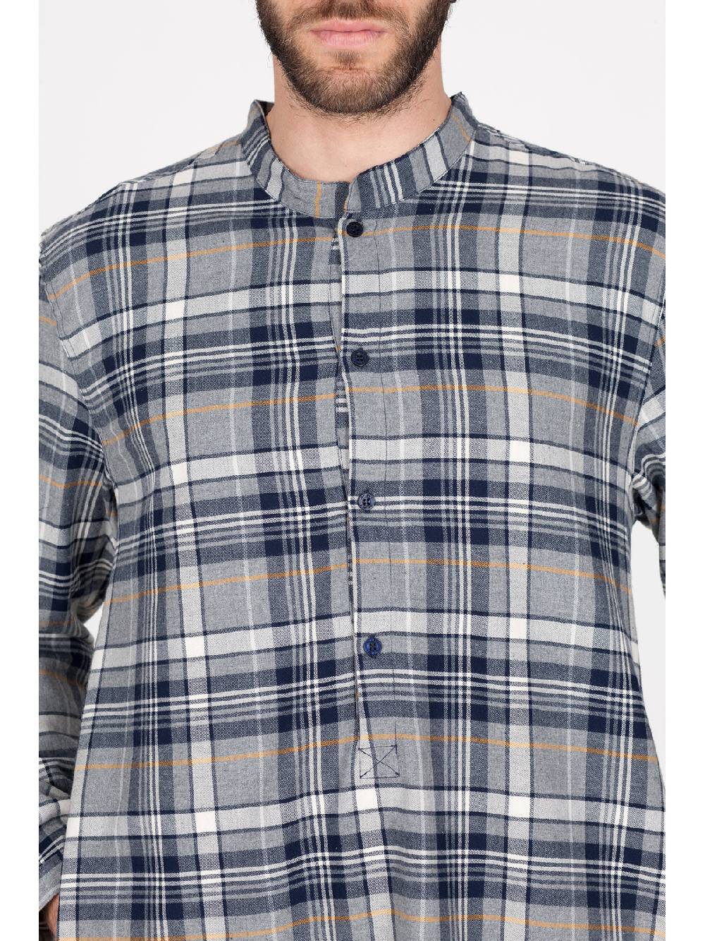 Julipet Camicia da notte in calda flanella di puro cotone Vendita