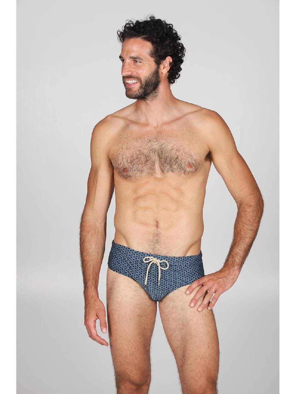 Julipet Slip mare slim, con disegno "cerchi" swimwear Novità