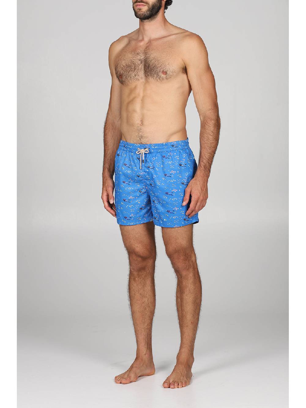 Julipet Boxer mare in leggera tela di microfibra, con disegno "sub" ad alta definizione Moda