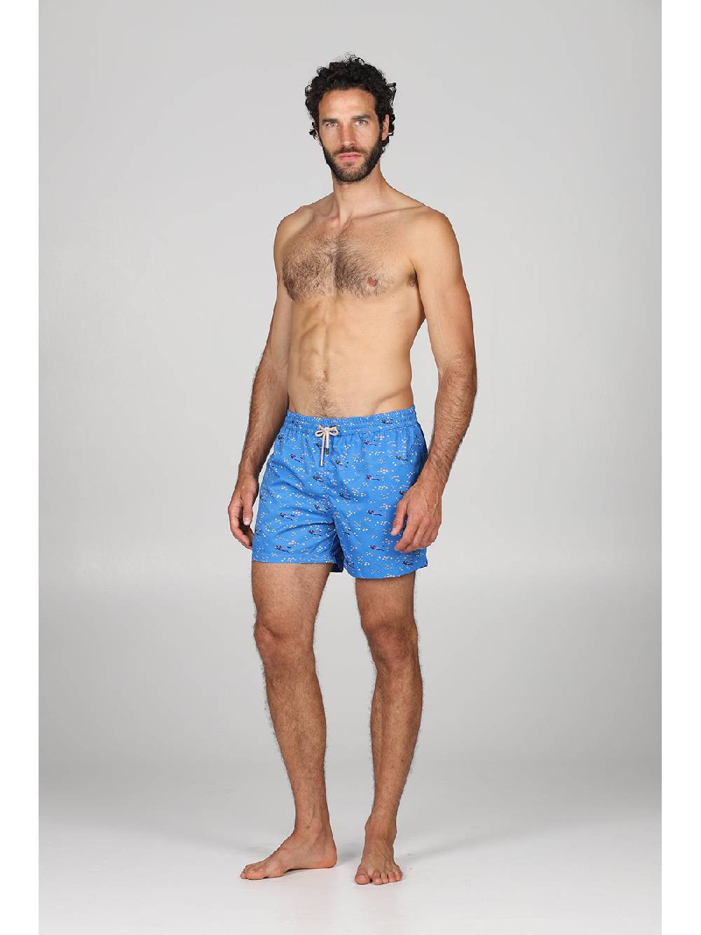 Julipet Boxer mare in leggera tela di microfibra, con disegno "sub" ad alta definizione Moda