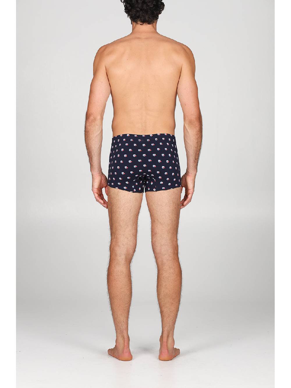 Julipet Boxer comfort in cotone bielastico, disegni "pesci" Consegna Veloce