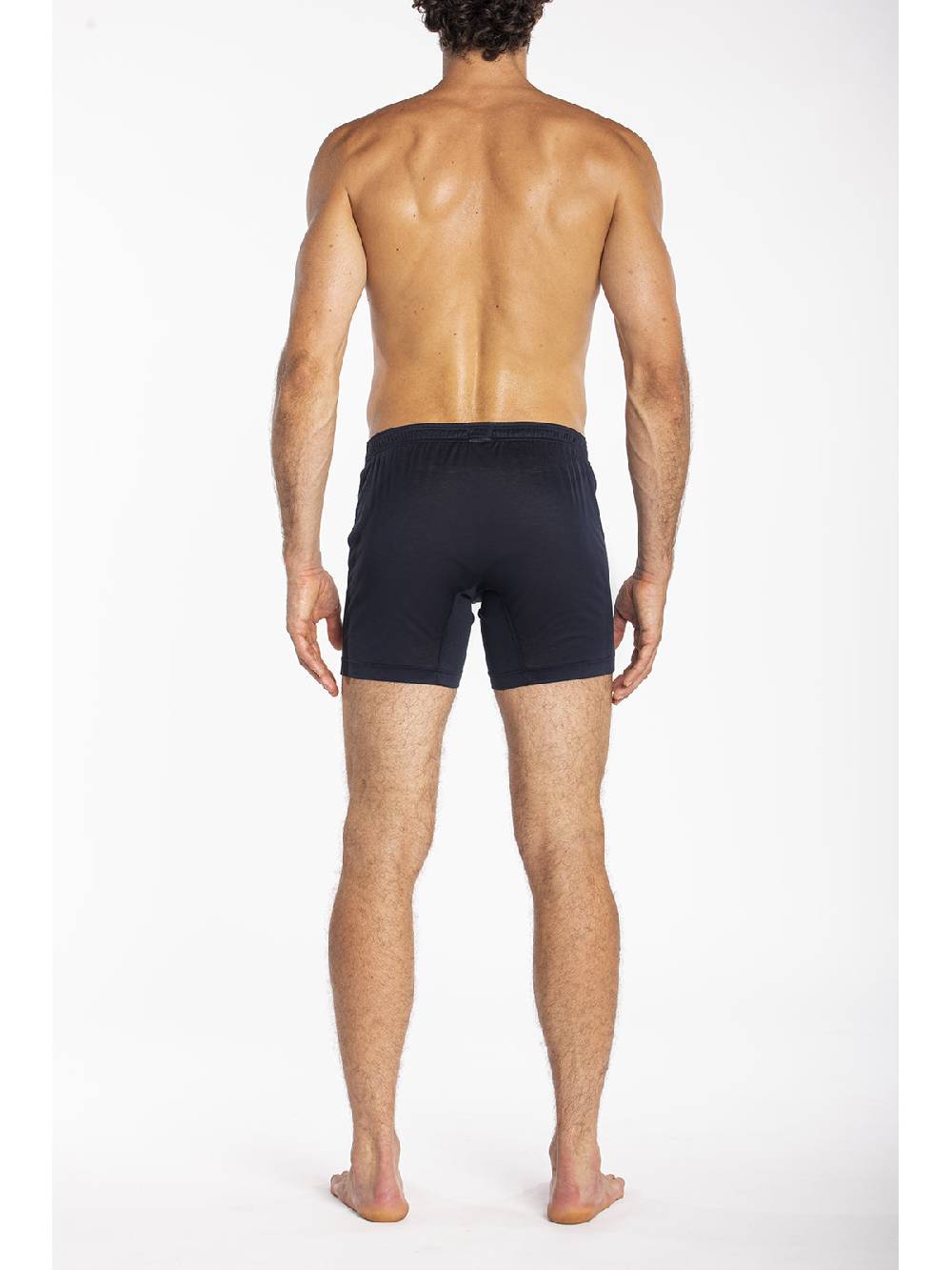 Julipet Boxer blu in jersey di puro cotone mercerizzato e gasato Online