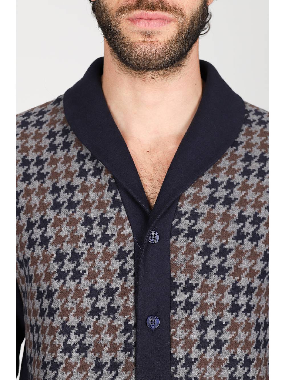 Julipet Pigiama cardigan in confortevole jacquard di cotone Affare Del Giorno