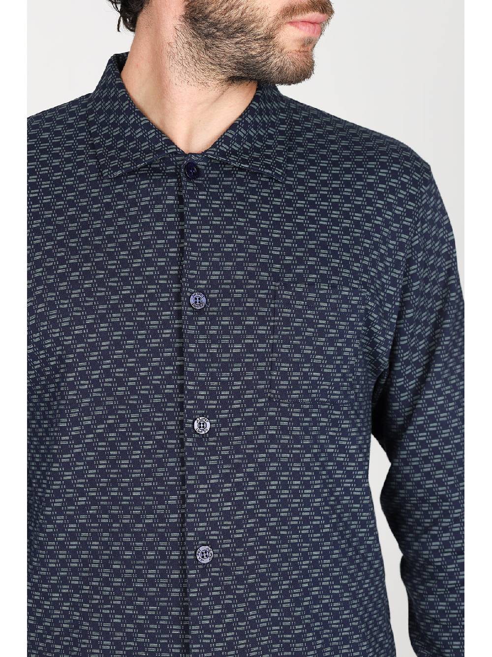 Julipet Pigiama cardigan in caldo interlock di puro cotone Prezzo Ridotto