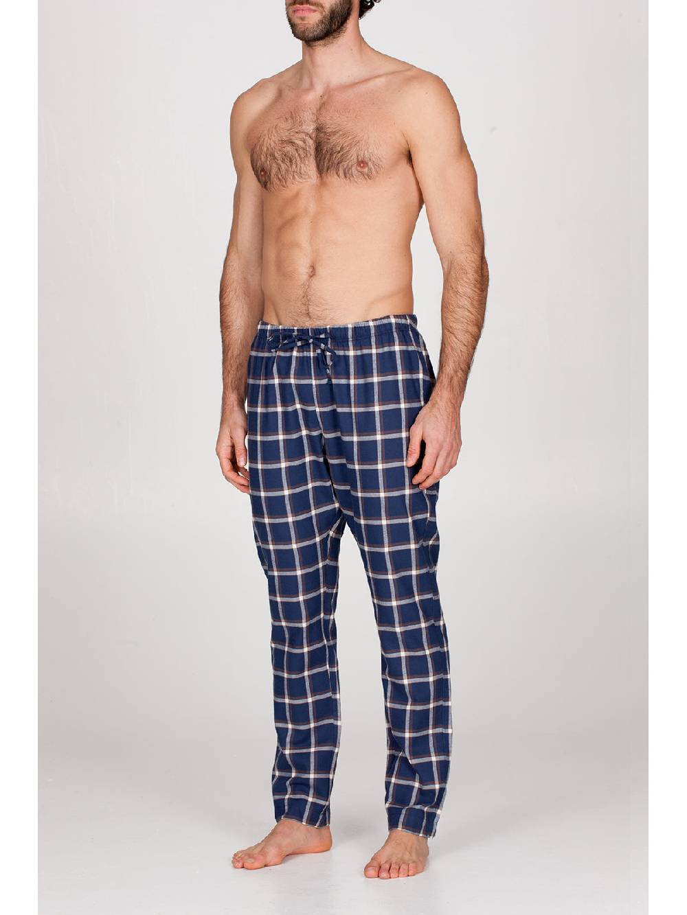 Julipet Pantalone in calda flanella di puro cotone Sottocosto
