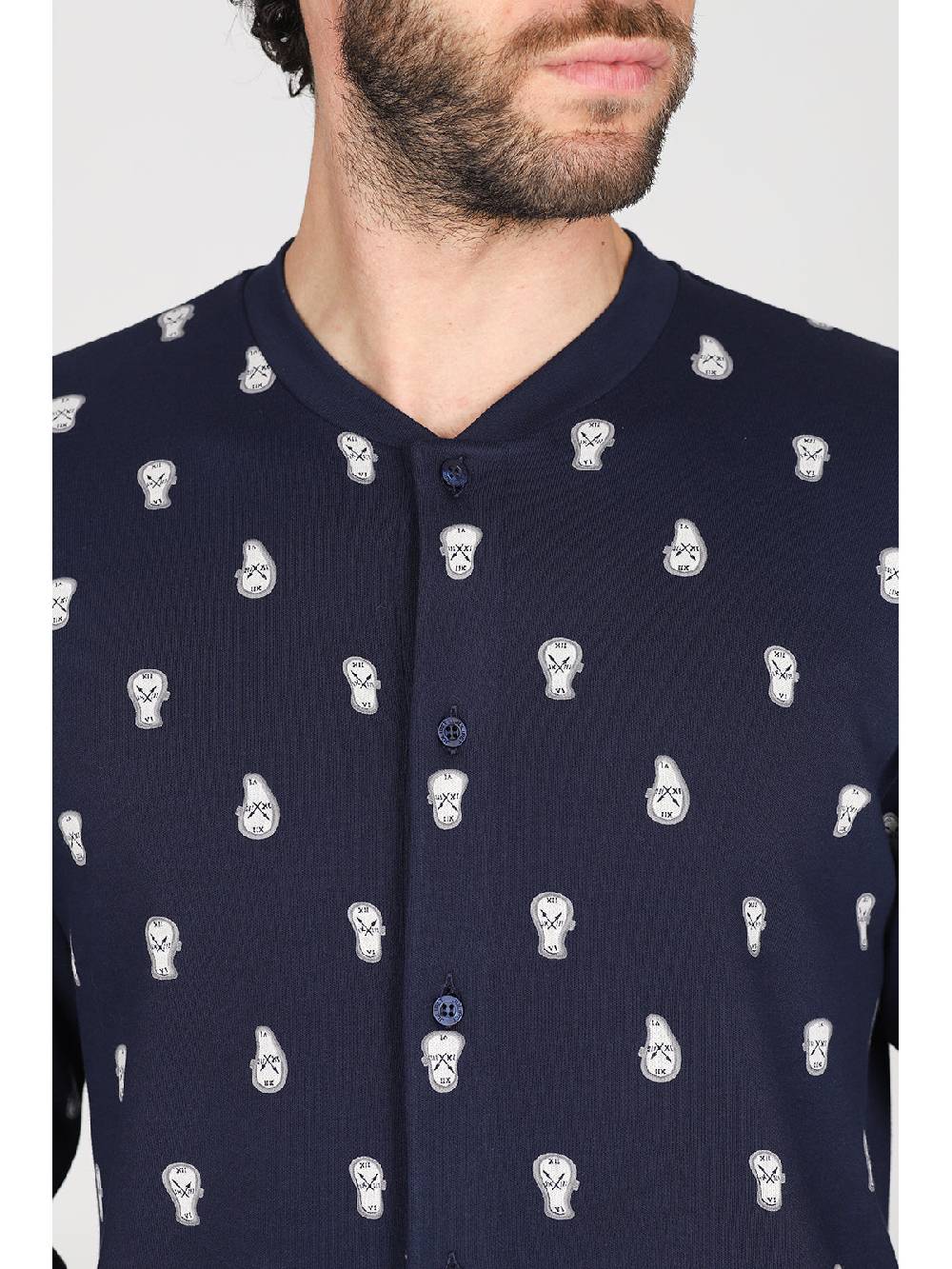 Julipet Camicia da notte Artist Edition, in caldo interlock di puro cotone Sconto