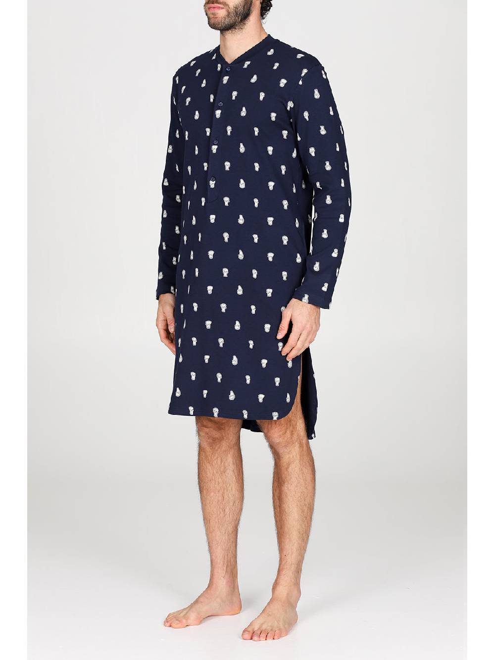 Julipet Camicia da notte Artist Edition, in caldo interlock di puro cotone Sconto