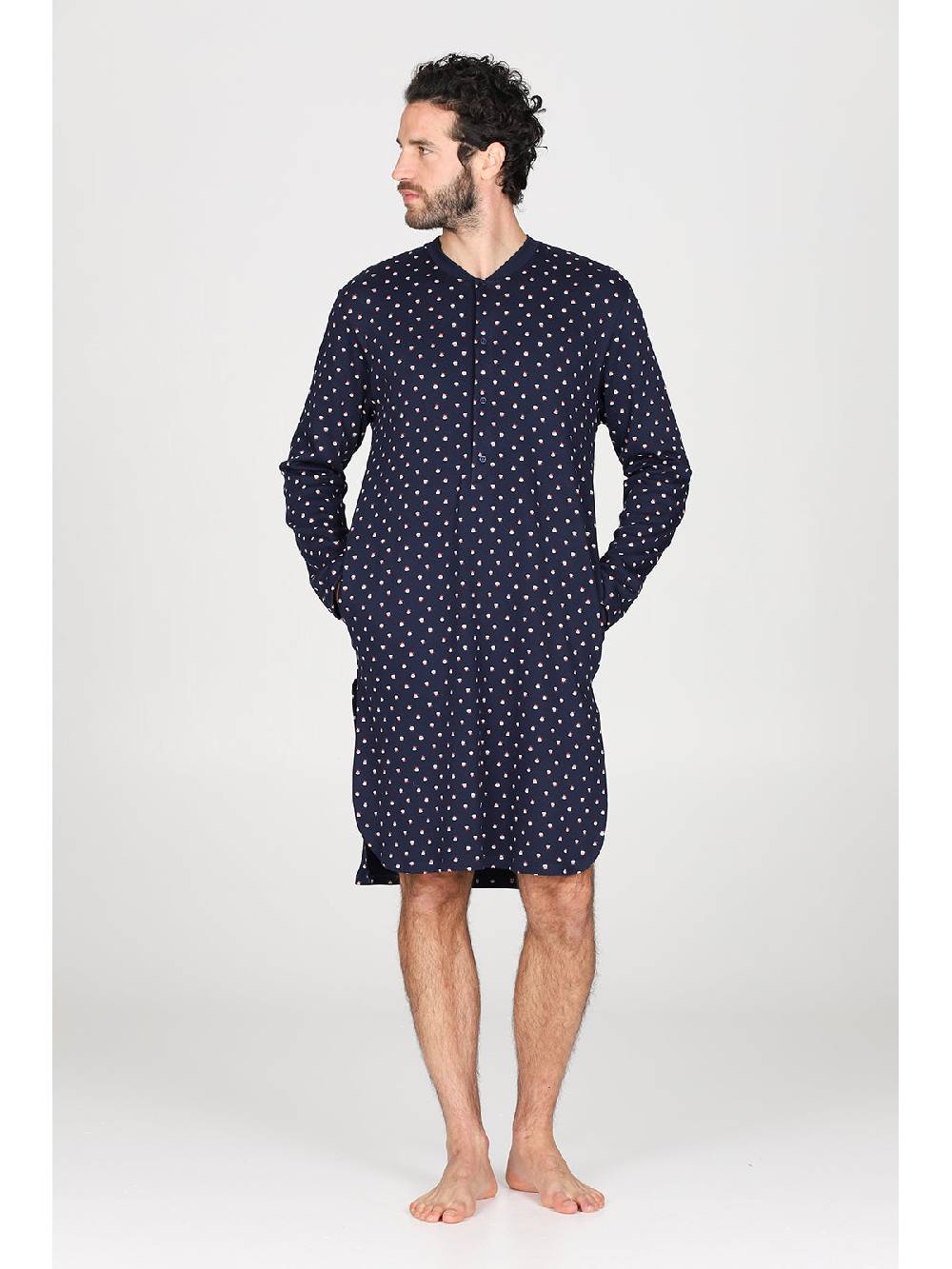 Julipet Camicia da notte in caldo interlock di puro cotone Offerta