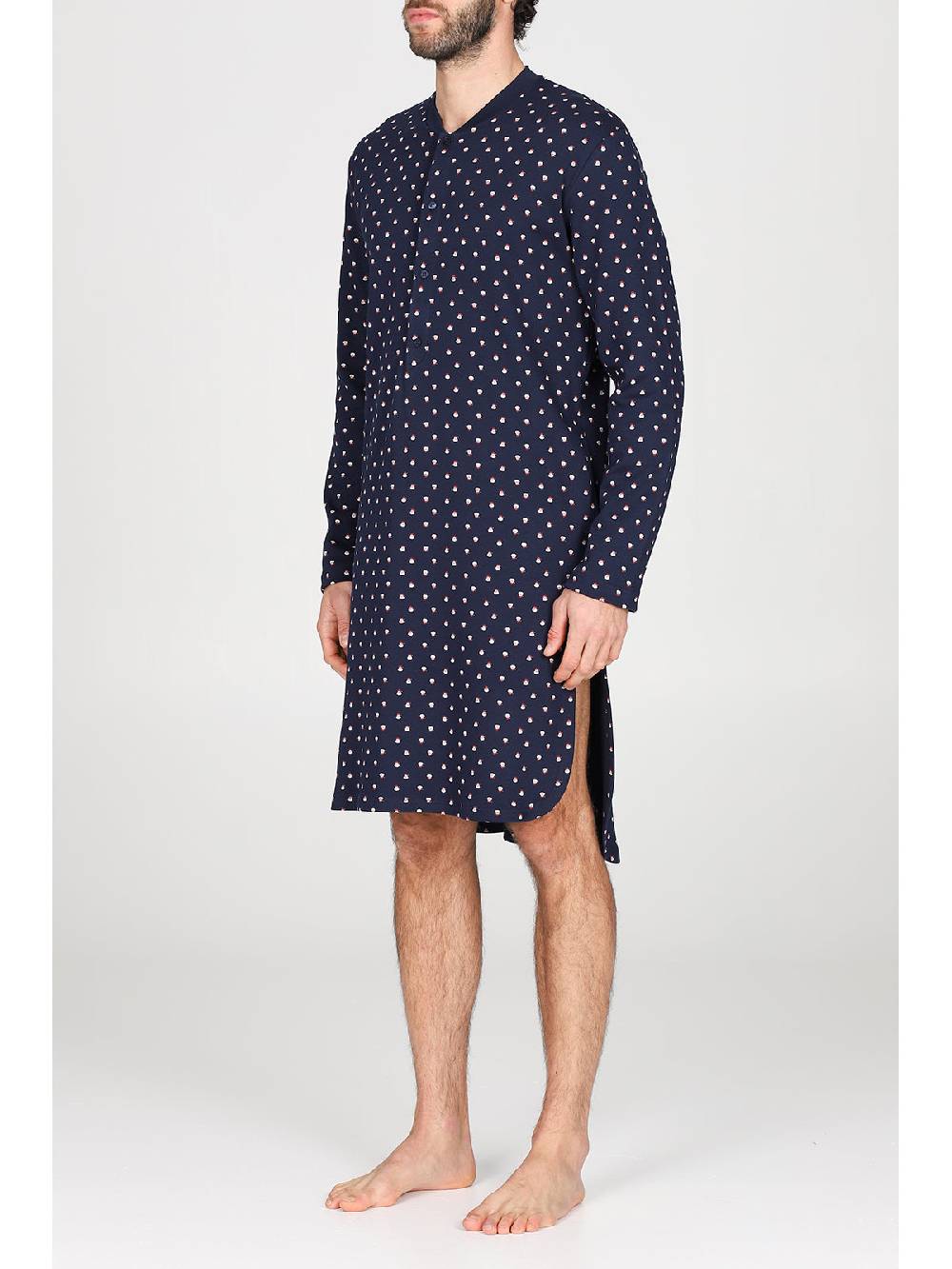 Julipet Camicia da notte in caldo interlock di puro cotone Offerta