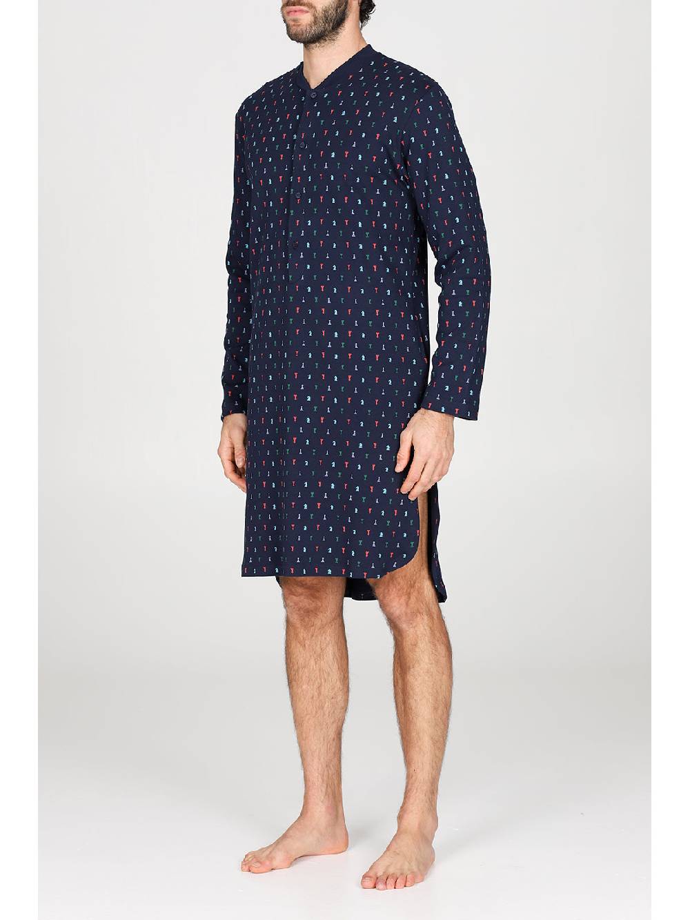 Julipet Camicia da notte in caldo interlock di puro cotone Economico