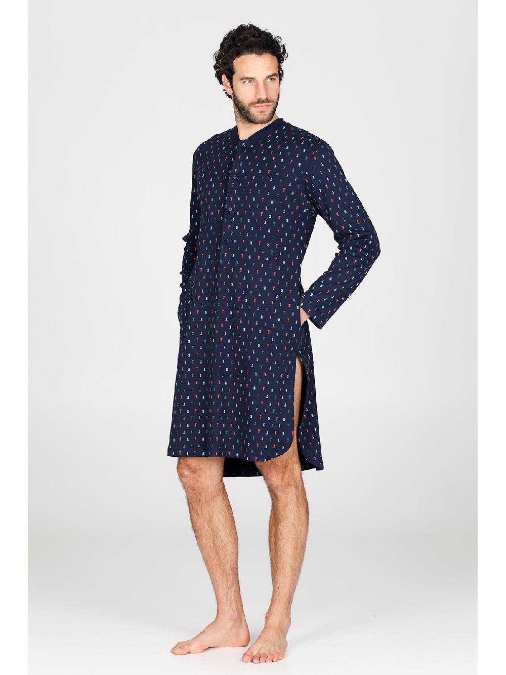 Julipet Camicia da notte in caldo interlock di puro cotone Economico