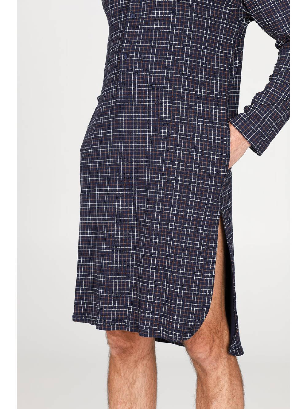 Julipet Camicia da notte in caldo interlock di puro cotone Online
