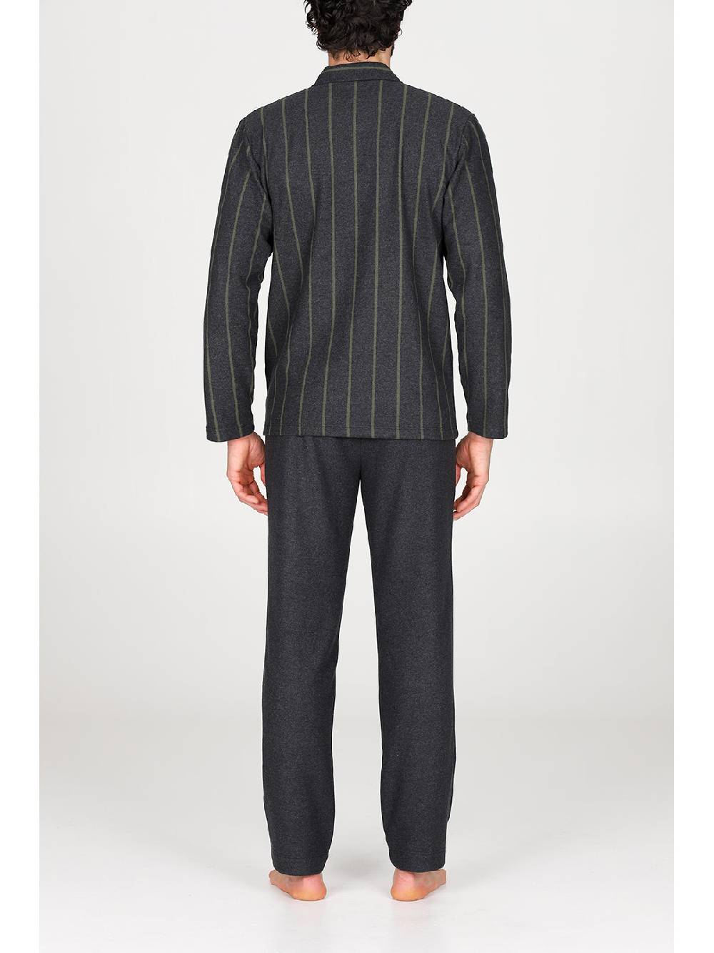 Julipet Pigiama cardigan in confortevole jacquard di cotone Moda
