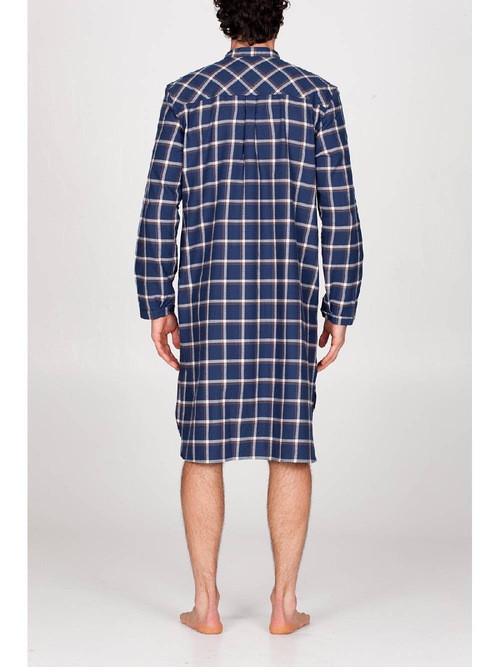 Julipet Camicia da notte in calda flanella di puro cotone Italy