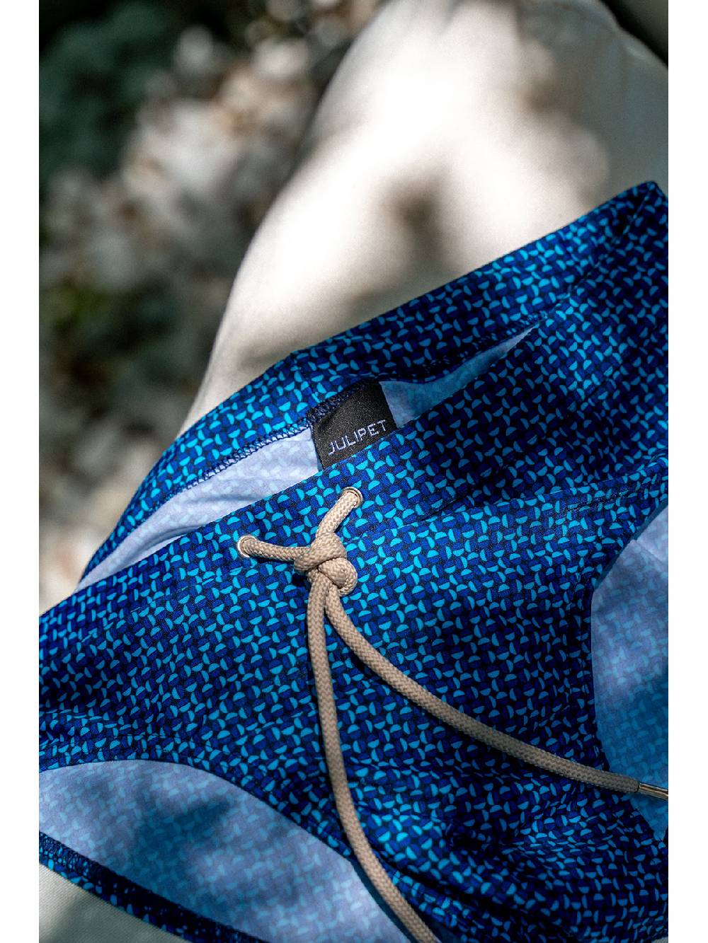 Julipet Slip mare slim in micro-fantasia Vendita