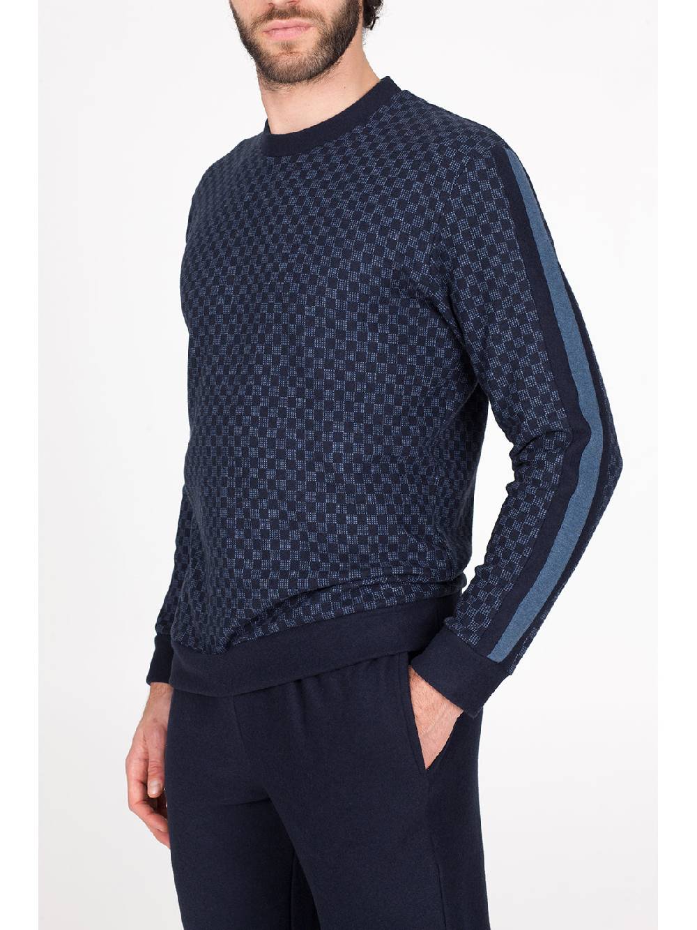 Julipet Pigiama in caldo jacquard di cotone Moda