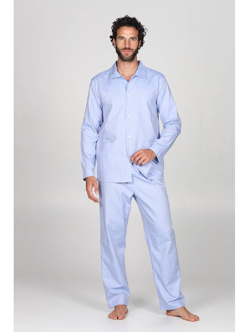 Julipet Pigiama cardigan in pregiato popeline, vestibilità impeccabile Affare Del Giorno