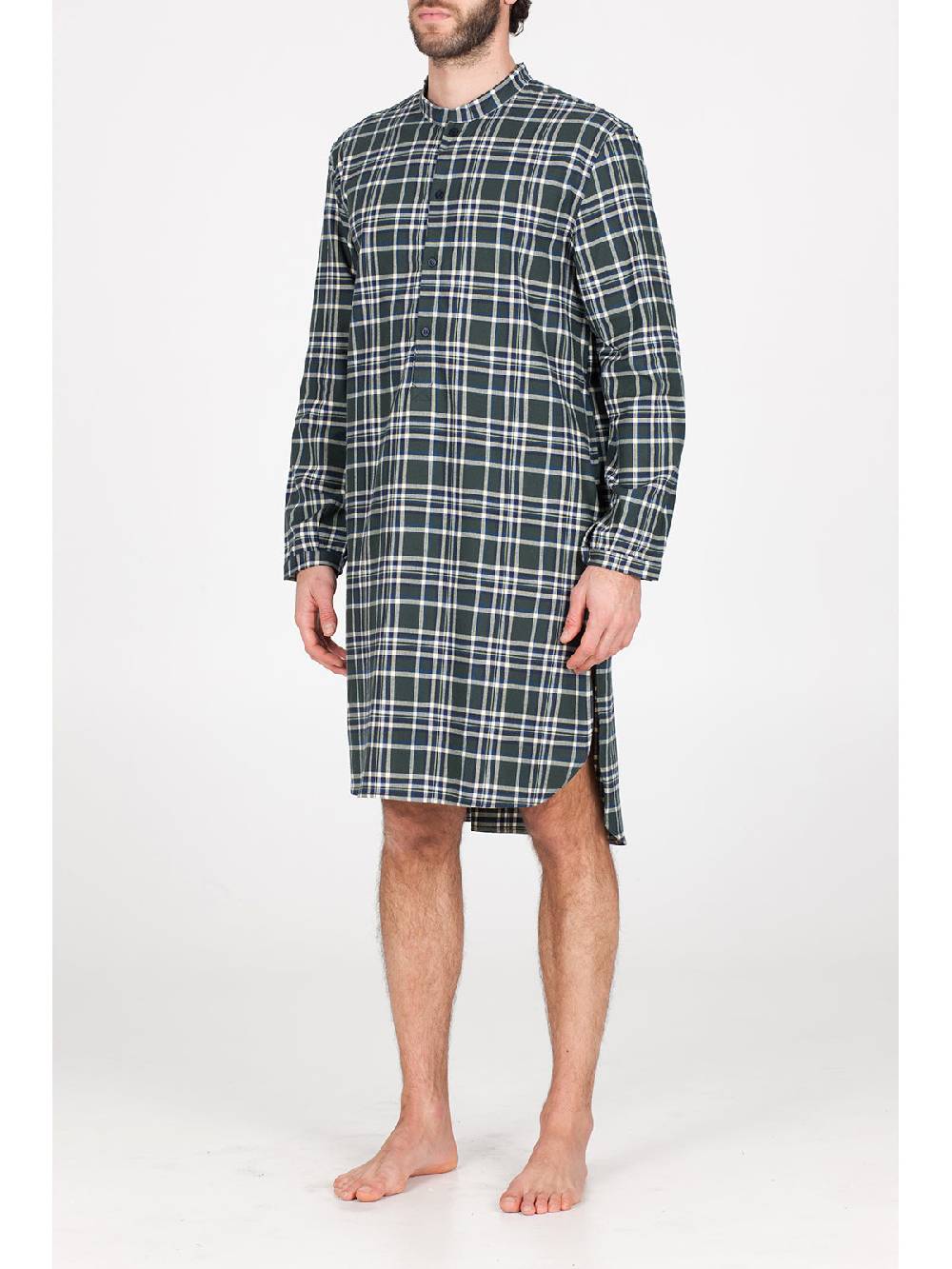 Julipet Camicia da notte in calda flanella di puro cotone Qualità Garantita