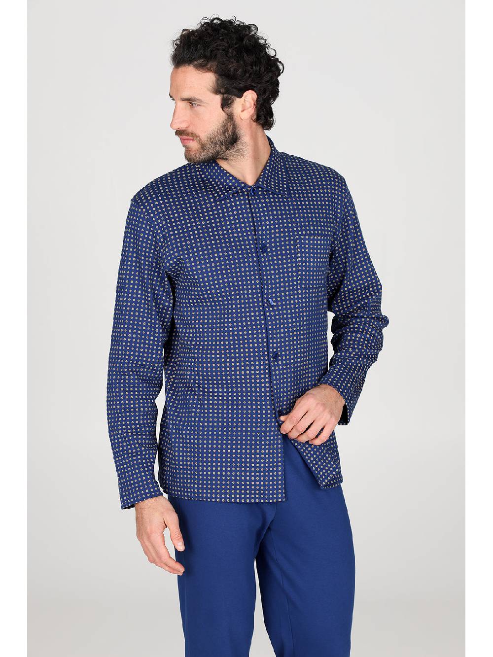 Julipet Pigiama cardigan in caldo interlock di puro cotone Affare Del Giorno