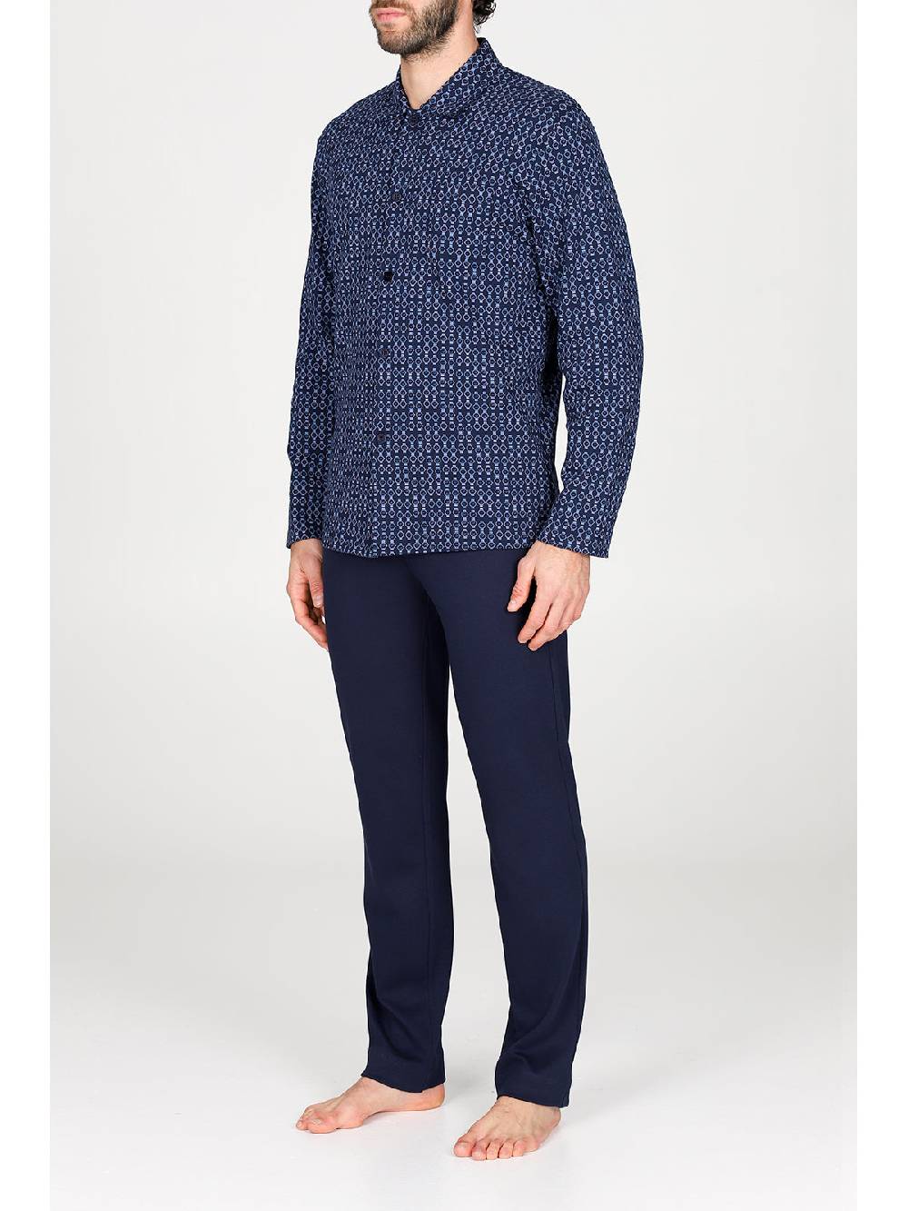 Julipet Pigiama cardigan Artist Edition, in caldo interlock di puro cotone Sottocosto
