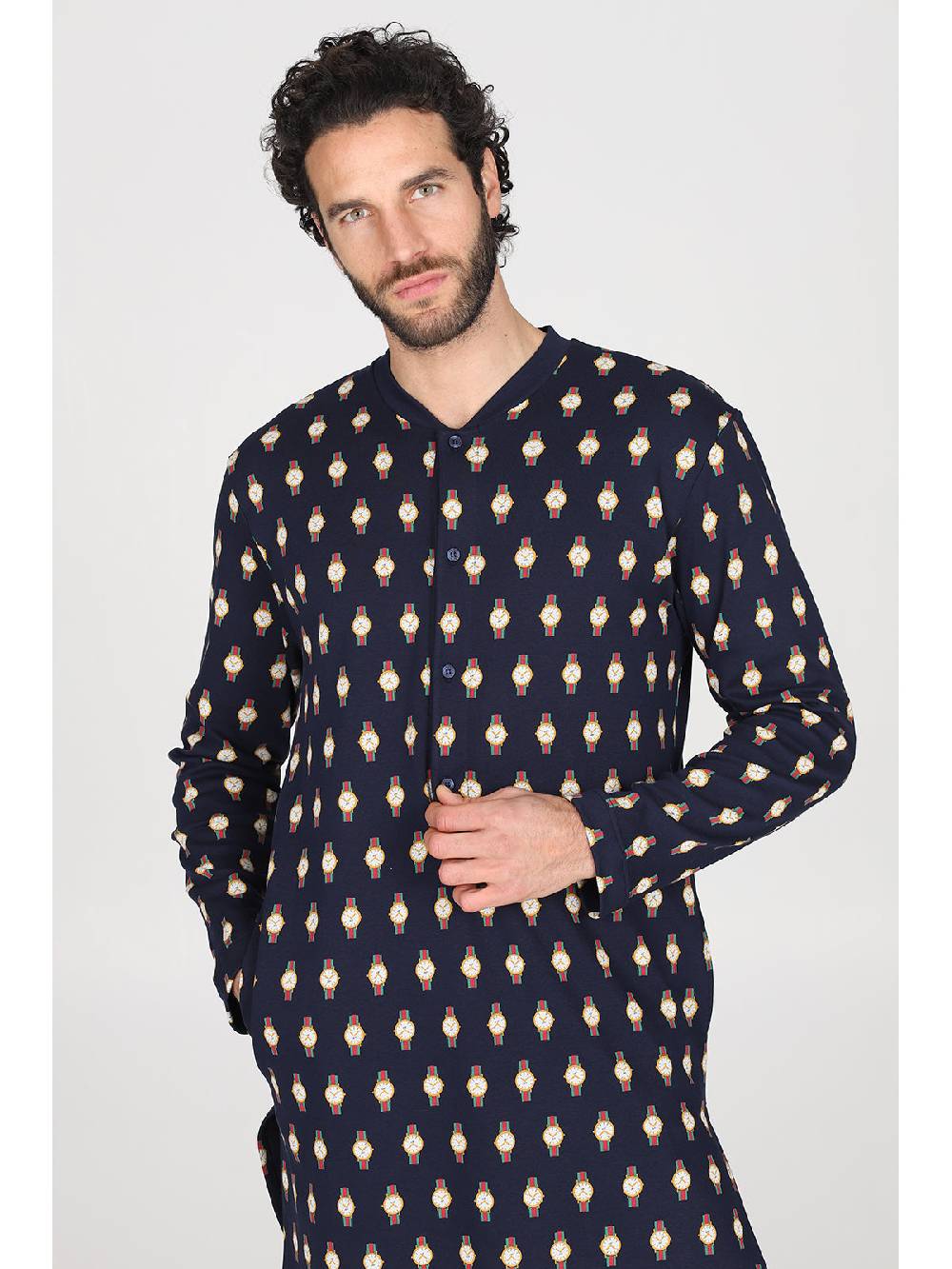 Julipet Camicia da notte Artist Edition, in caldo interlock di puro cotone Presa