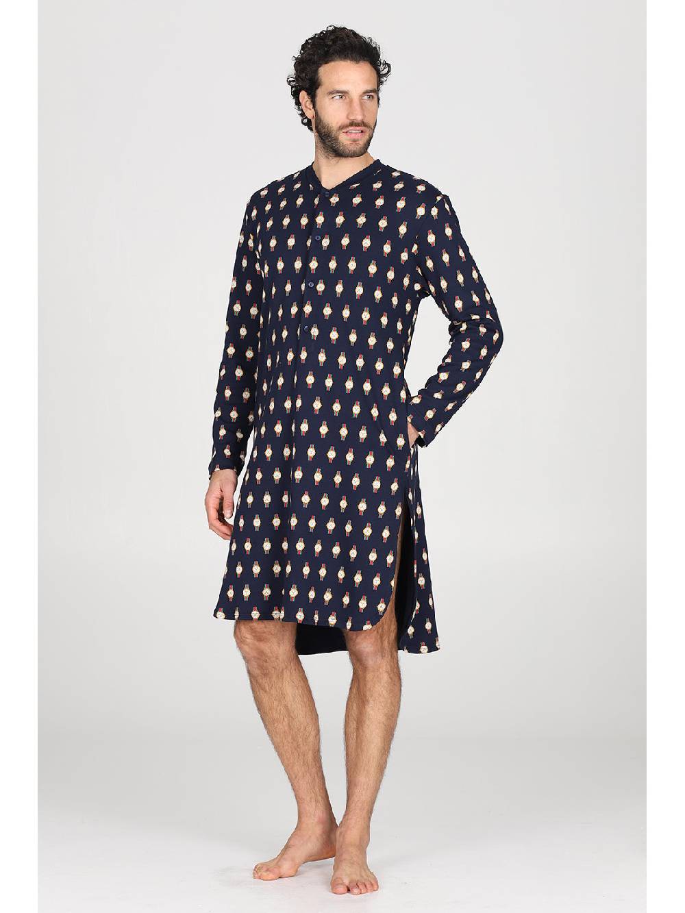 Julipet Camicia da notte Artist Edition, in caldo interlock di puro cotone Presa