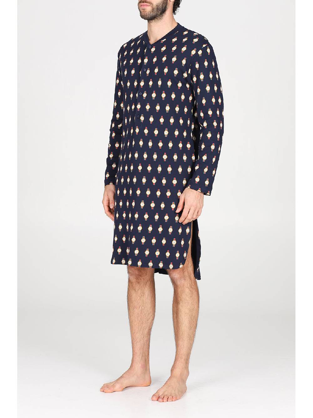 Julipet Camicia da notte Artist Edition, in caldo interlock di puro cotone Presa