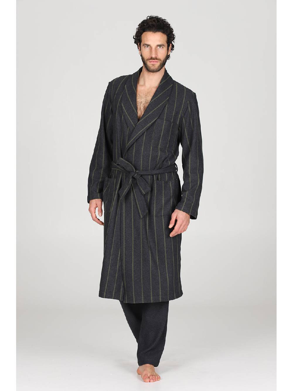 Julipet Vestaglia in confortevole jacquard di cotone Online